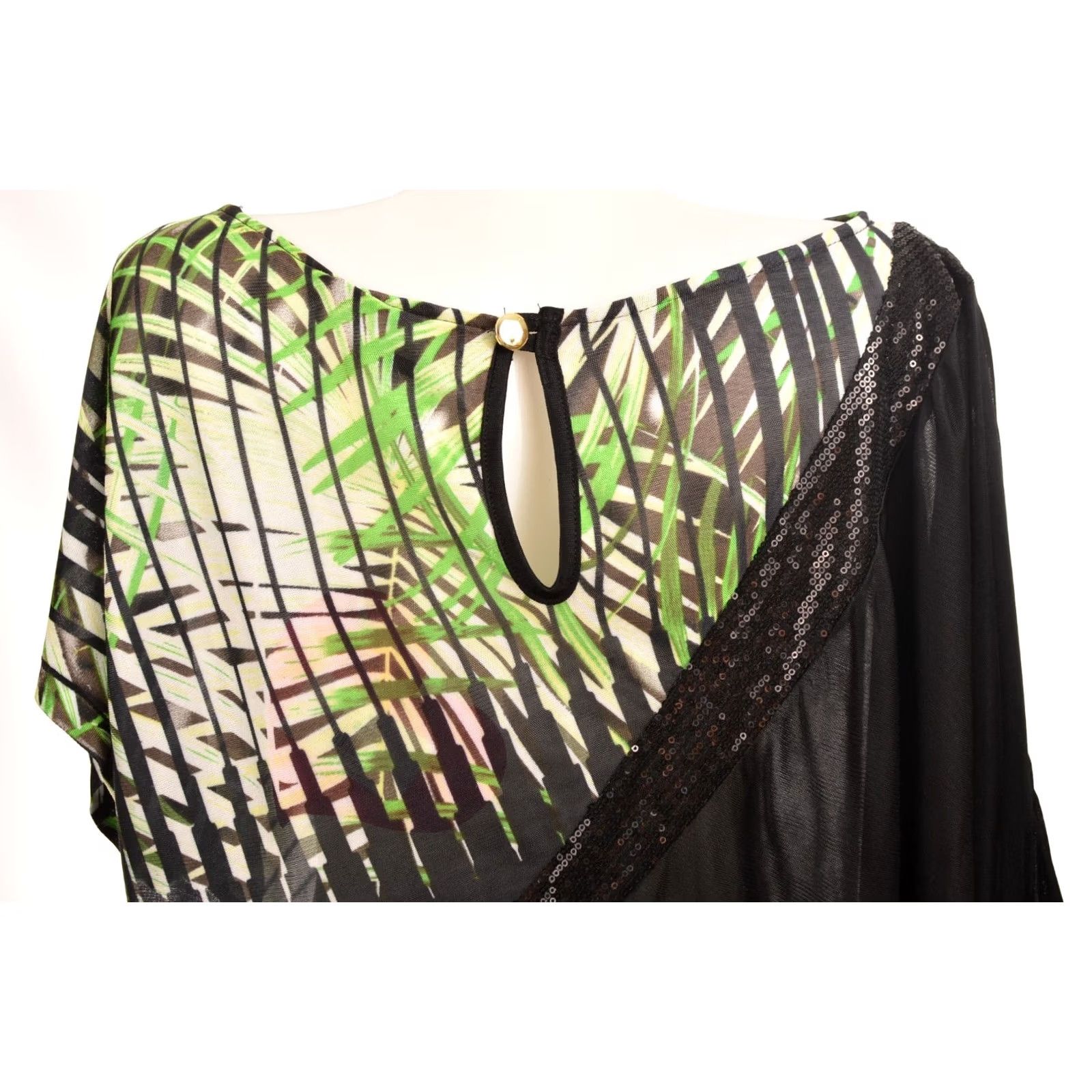 Custo Barcelona Custo Barcelona Miami Motion Viscose Asymmetric Dress S, Multicolor, Knee Length, Women, Dress (Blouson) - 100% Viscose Size S / US 4 / IT 40 - 4 Thumbnail