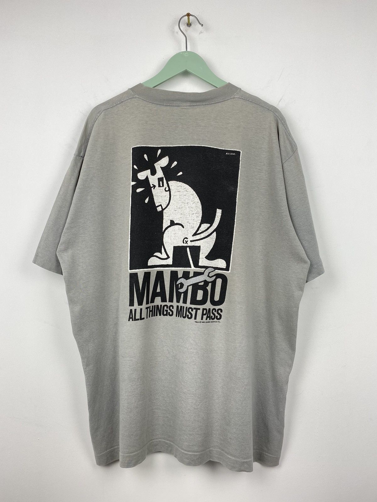 Vintage Vintage 1990 Mambo Dog T Shirt Tee Billabong Quicksilver Y2K Size US XL / EU 56 / 4 - 1 Thumbnail