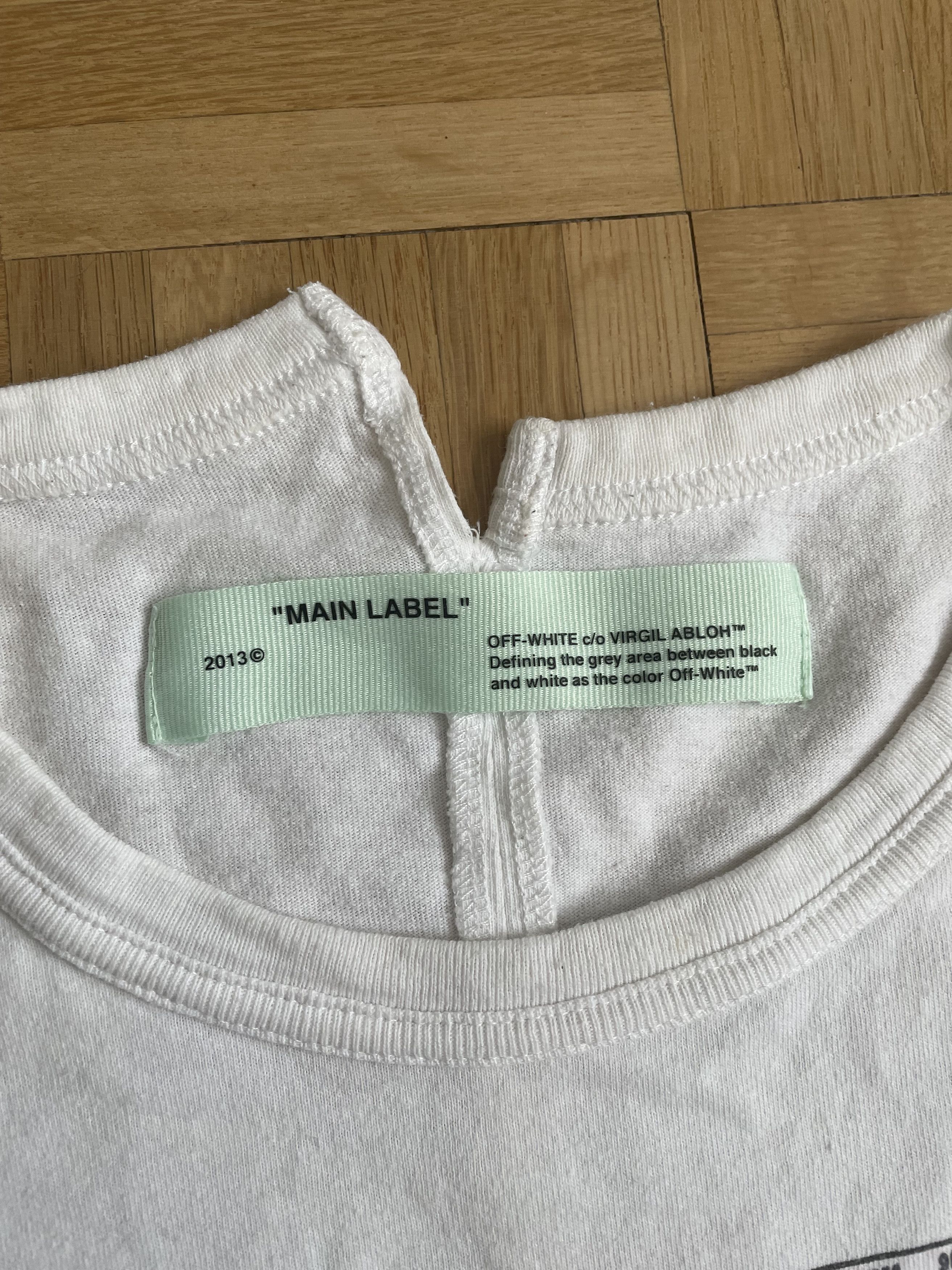 Off-White × Virgil Abloh Off-White "TEMPERATURE" T-Shirt Size US S / EU 44-46 / 1 - 3 Thumbnail