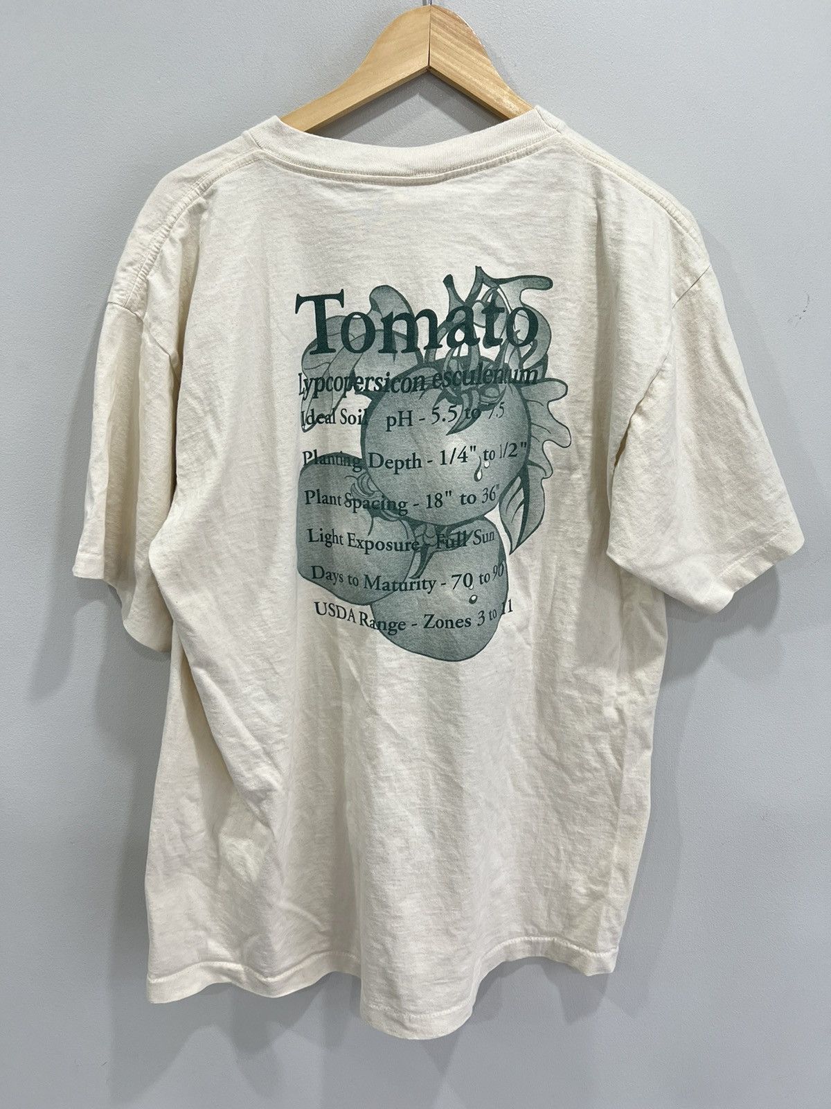 Vintage Vintage Grow Your Own Tomatoes Tee Shirt Size US XL / EU 56 / 4 - 3 Thumbnail