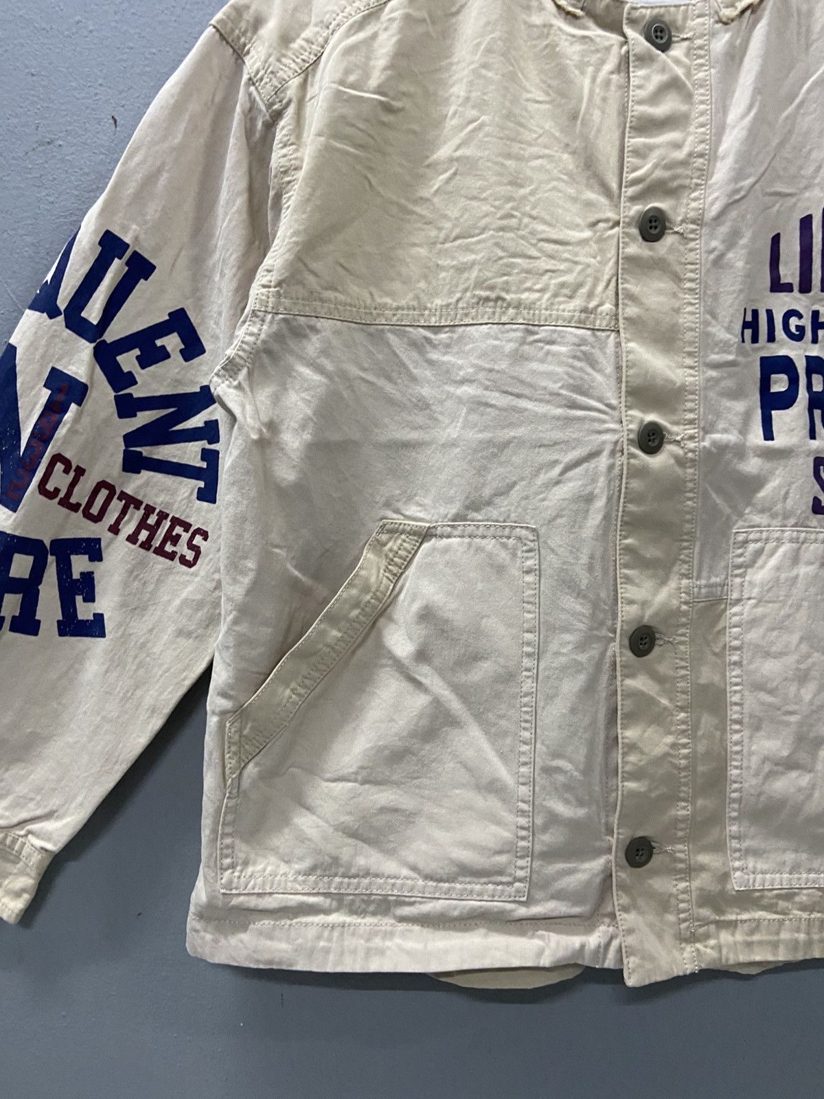 Japanese Brand CUBE SUGAR WORKWEAR PATCHWORK WORK JACKET Size US M / EU 48-50 / 2 - 4 Thumbnail