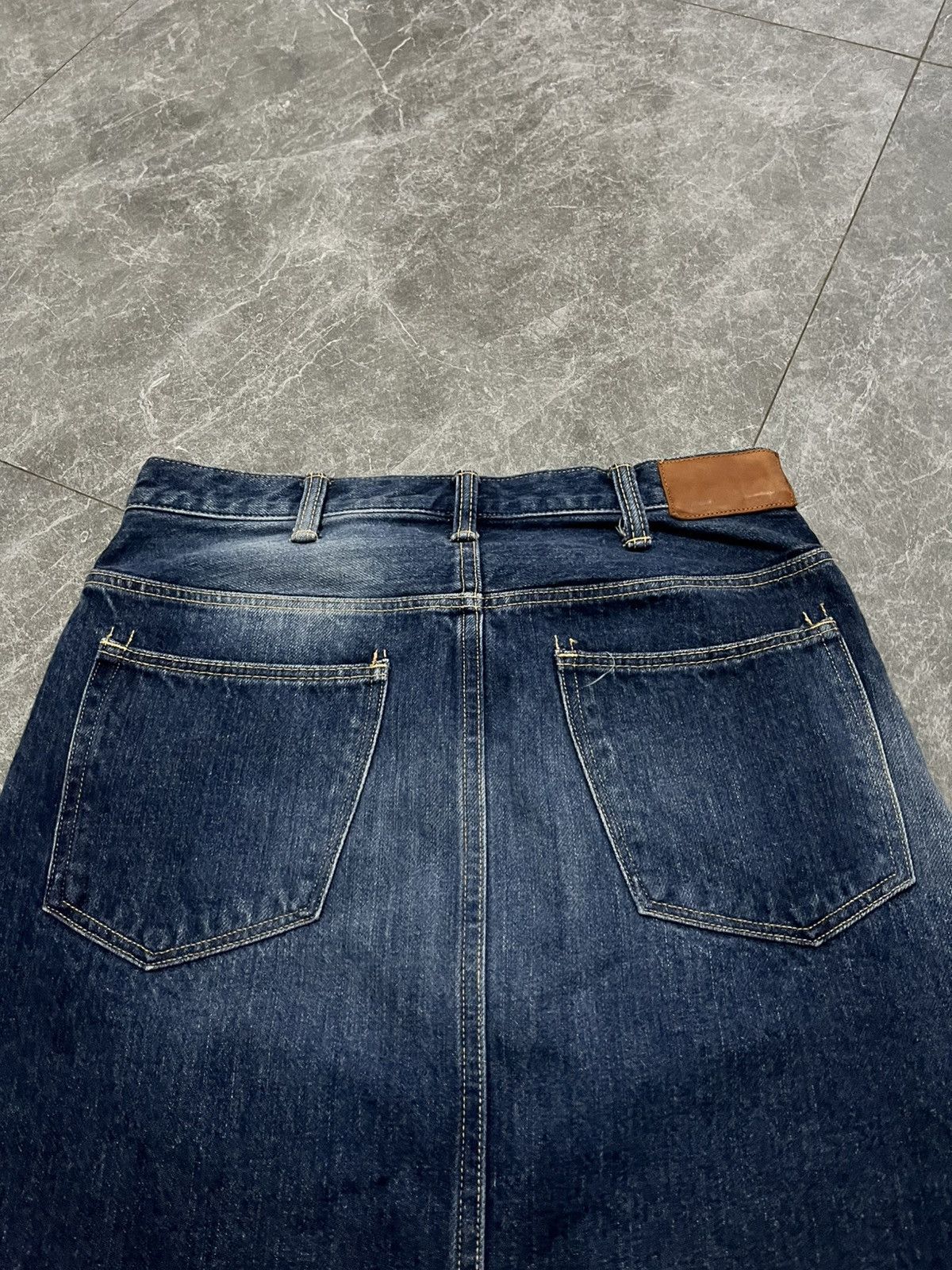 If Six Was Nine × Japanese Brand D.M.G JAPAN MIDI SKIRT JEANS Size 28" / US 6 / IT 42 - 3 Thumbnail