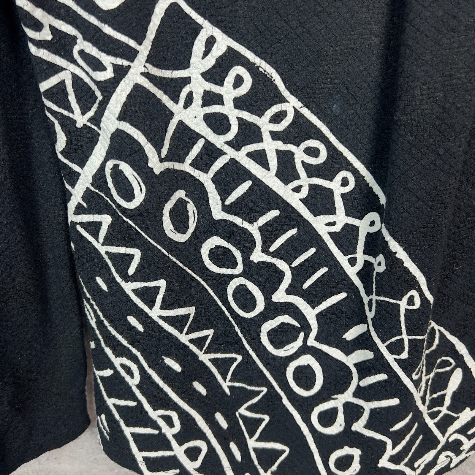 Desigual Desigual Blouse Women's Size M Black Viscos Long Sleeve` Size M / US 6-8 / IT 42-44 - 4 Thumbnail