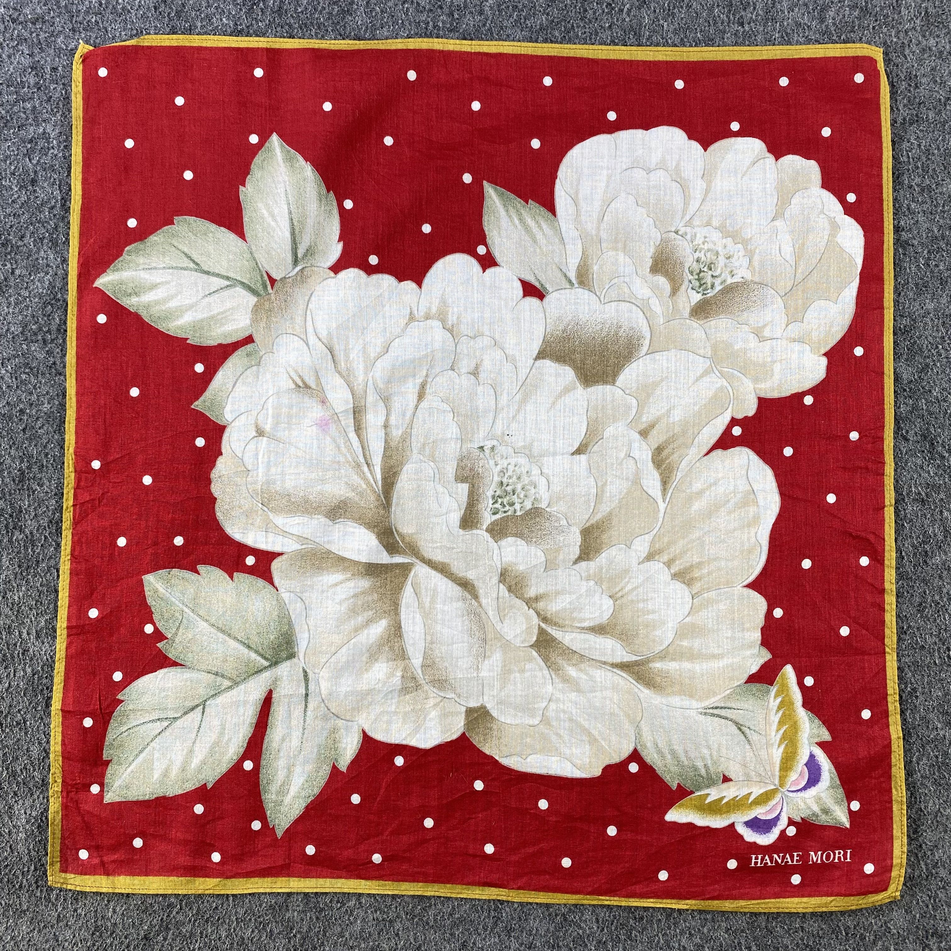 Hanae Mori × Japanese Brand Hanae Mori Handkerchief/Neckerchief/Bandana HC688 Size ONE SIZE - 1 Thumbnail