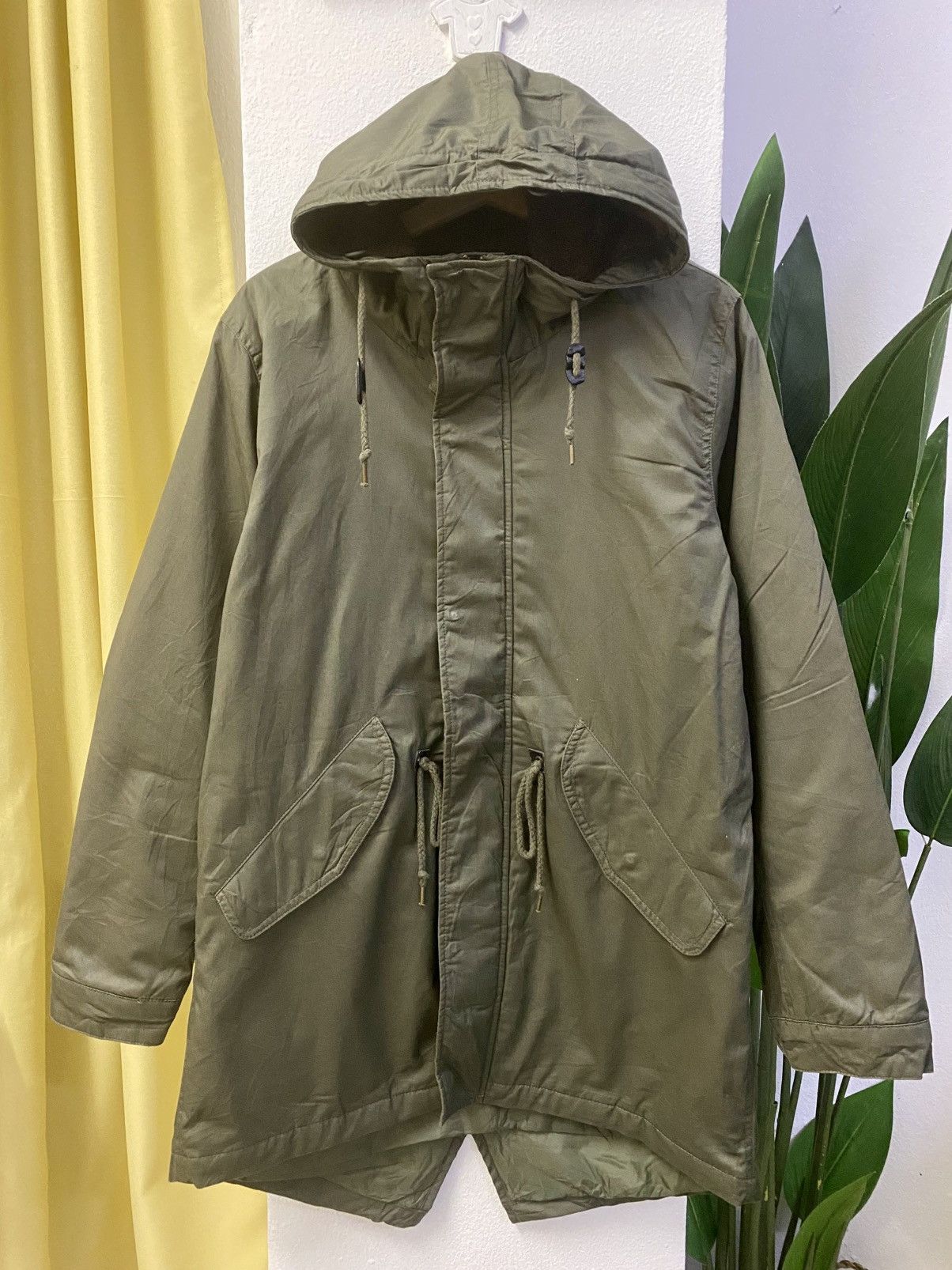 Japanese Brand × Vintage Vintage Military Style Back Number Fishtail Parka Size US M / EU 48-50 / 2 - 1 Thumbnail