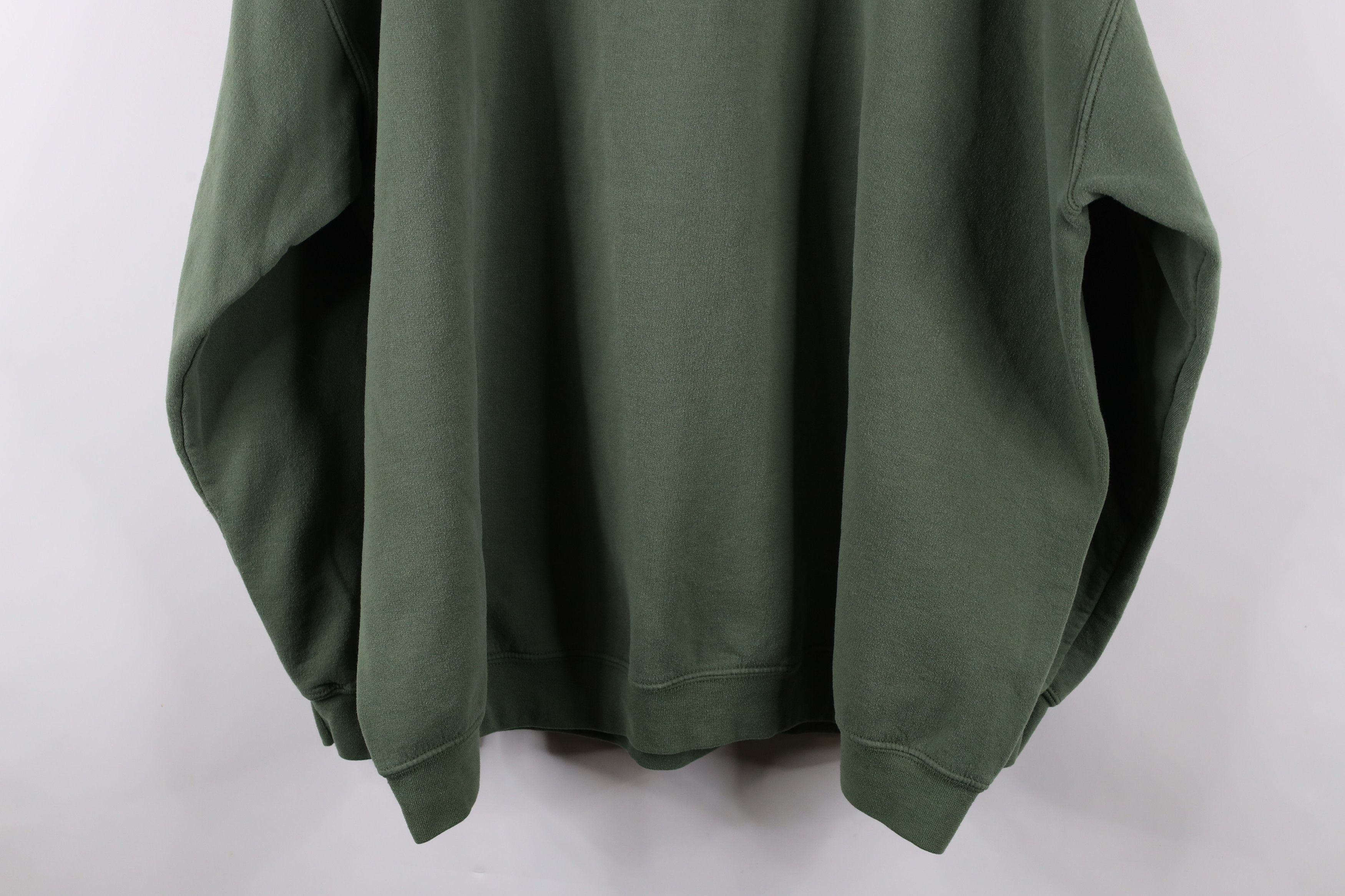 Vintage Vintage 90s Streetwear Bald Eagle Crewneck Sweatshirt Green Size US XXL / EU 58 / 5 - 10 Thumbnail
