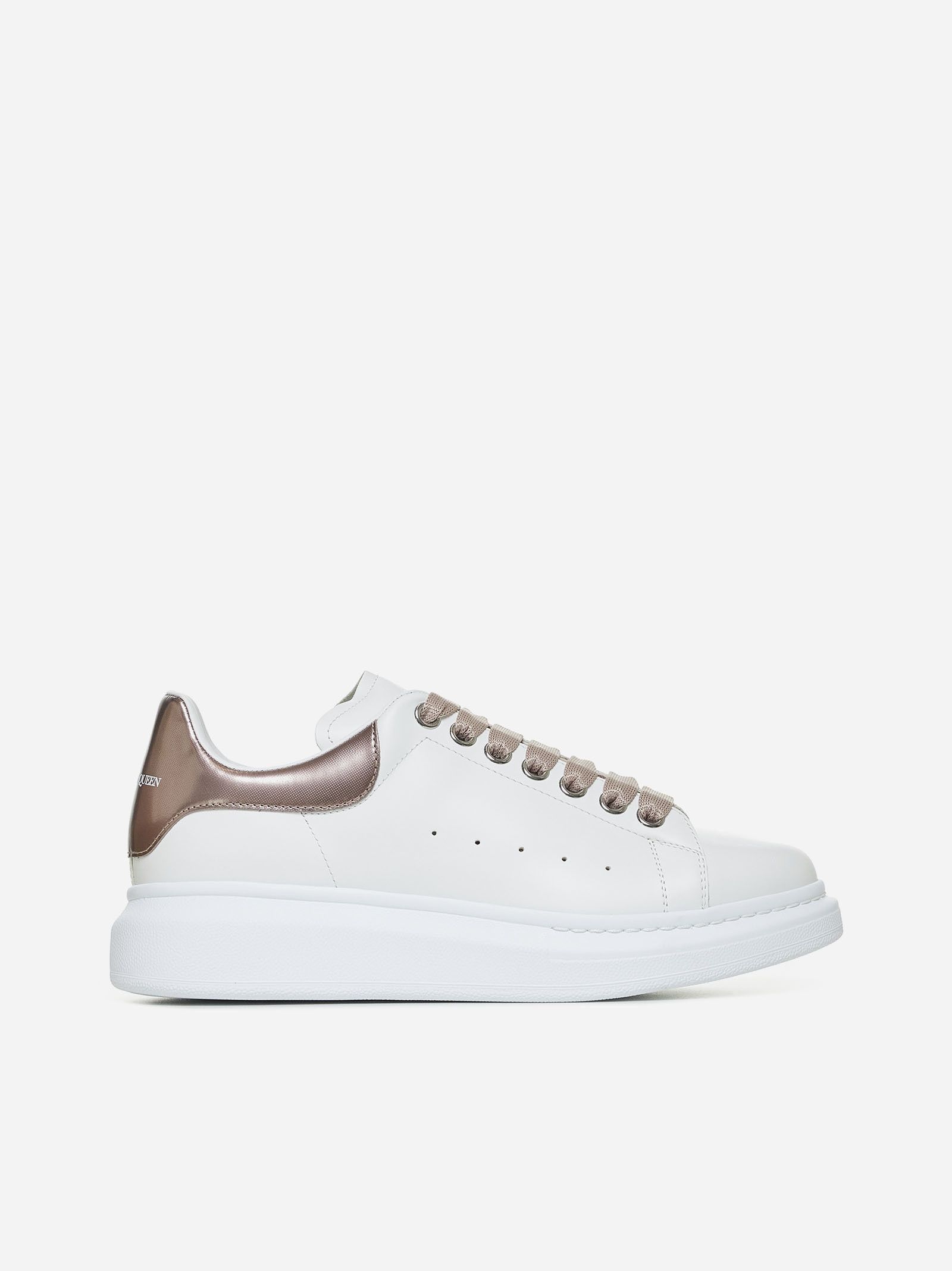 Alexander McQueen o1w1db10925 Sneaker Pelle S Gomm in White Size US 11 / IT 41 - 1 Thumbnail