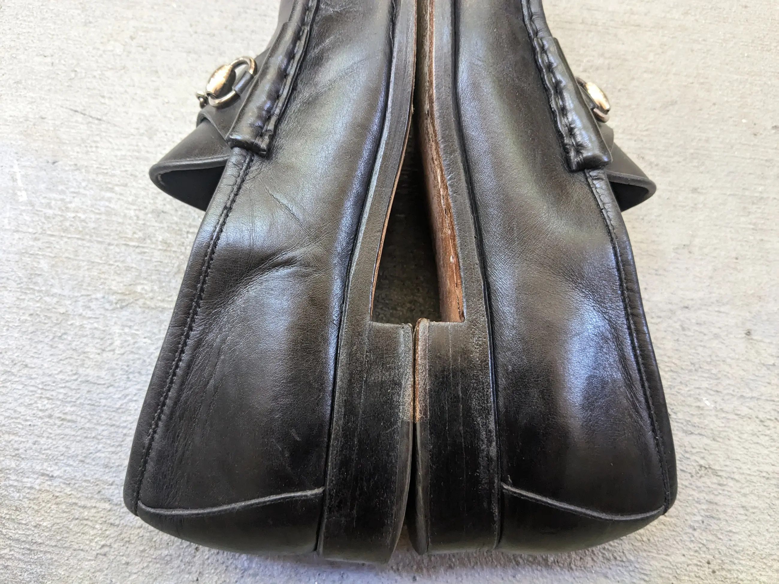 Gucci Gucci Horsebit Loafers Black 8 D Leather Snaffle Tom Ford Size US 8 / EU 41 - 8 Thumbnail
