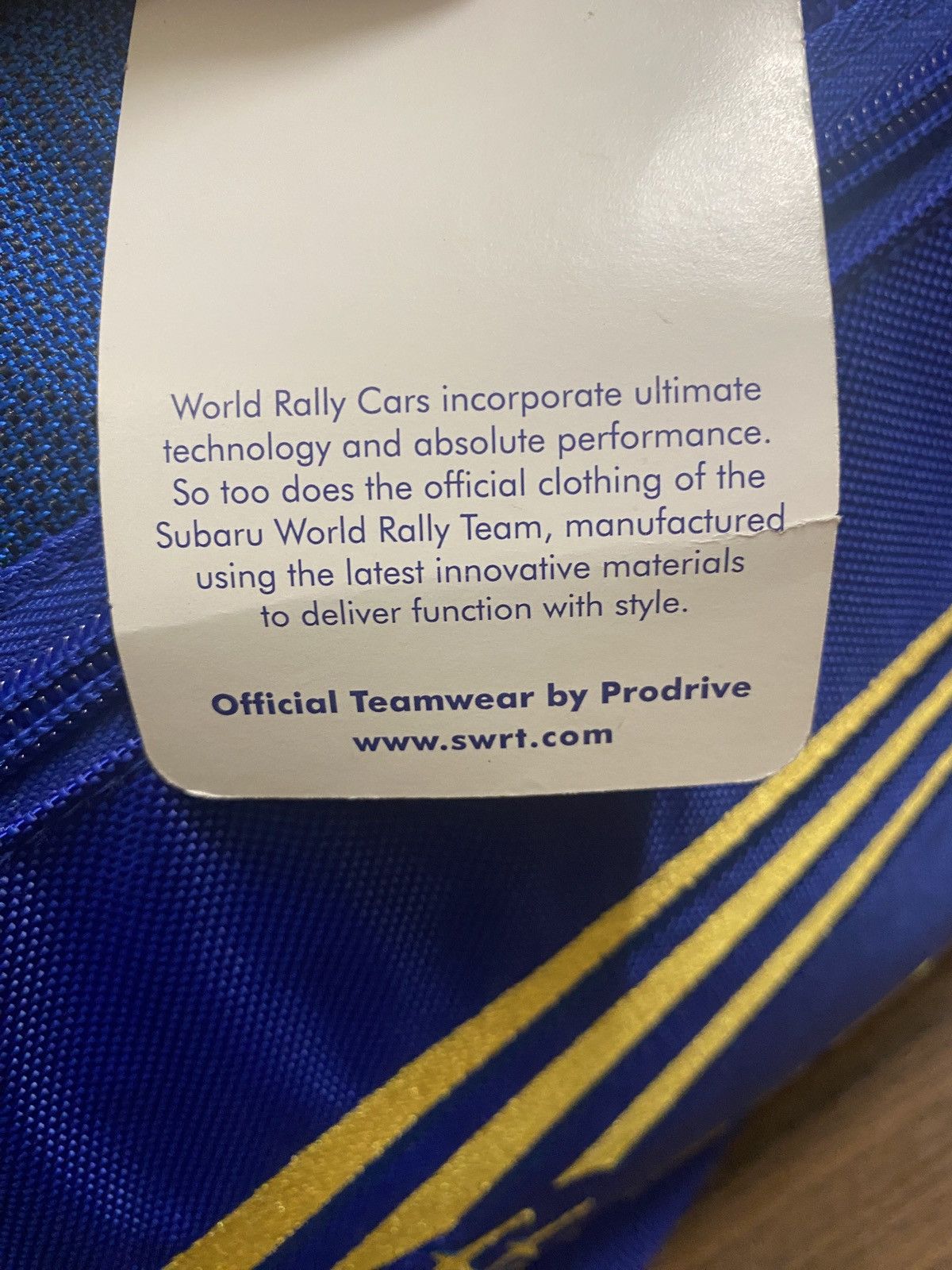 Vintage Authentic Vintage Subaru World Rally Team Duffel Bag Size ONE SIZE - 5 Thumbnail
