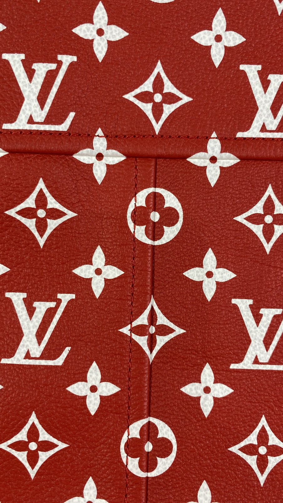 Louis Vuitton × Supreme Louis Vuitton X SUPREME 46 Baseball Leather Jacket Monogram Size US S / EU 44-46 / 1 - 9 Thumbnail
