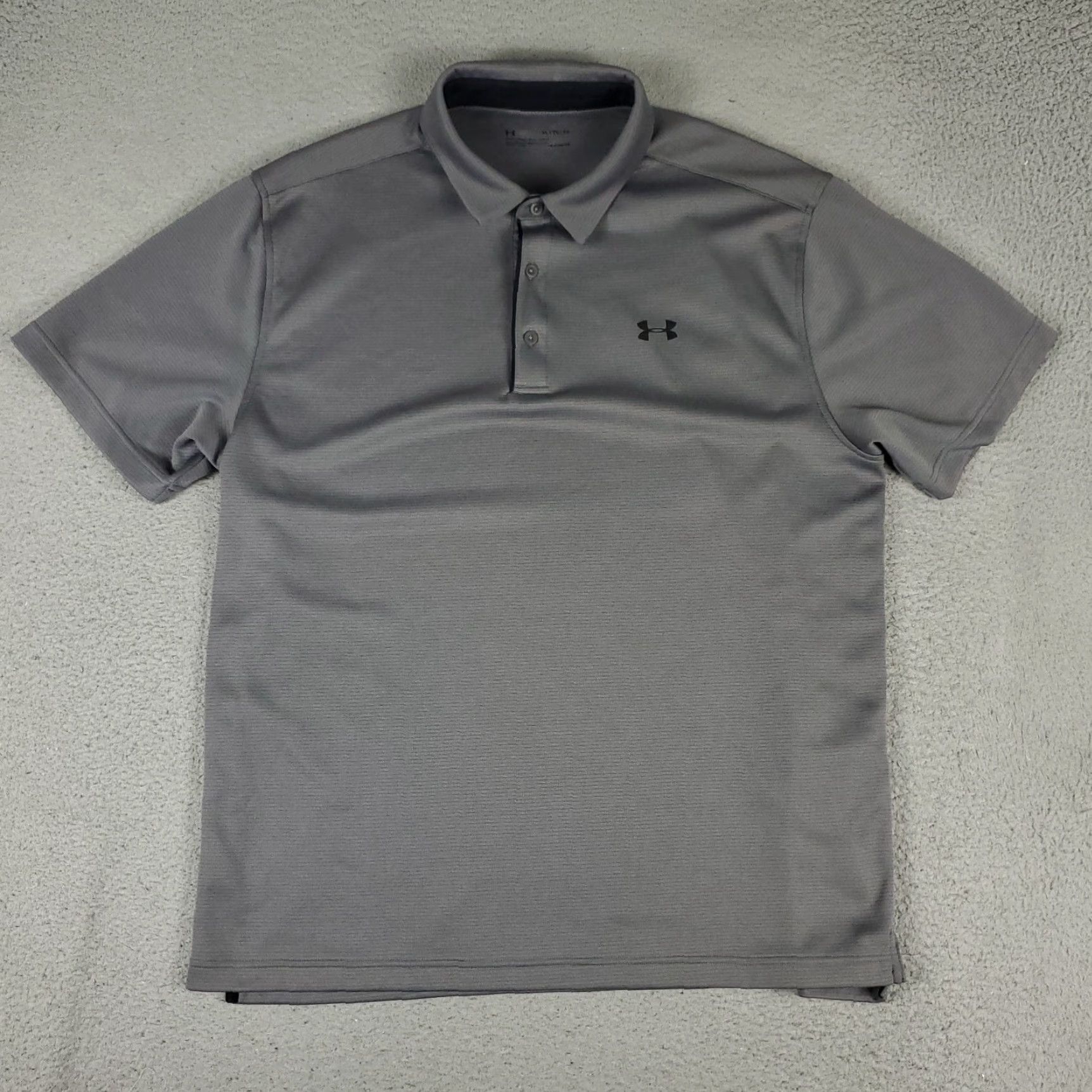 Under Armour Under Armour Polo Shirt Mens XL Gray Golf Casual Short Sleeve Polo Shirt (Under Armour) Size US XL / EU 56 / 4 - 2 Thumbnail
