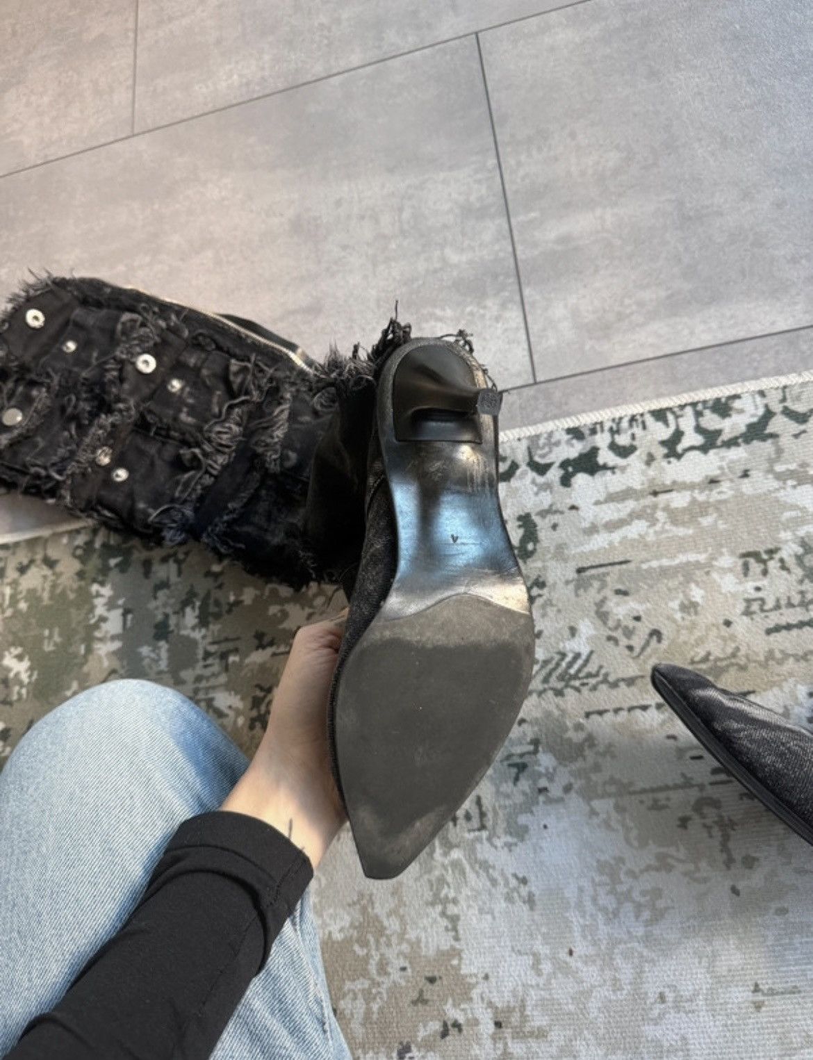 Japanese Brand × No Faith Studios NO FAITH STUDIOUS BOOTS HEELS SHOES Size US 7 / IT 37 - 5 Thumbnail
