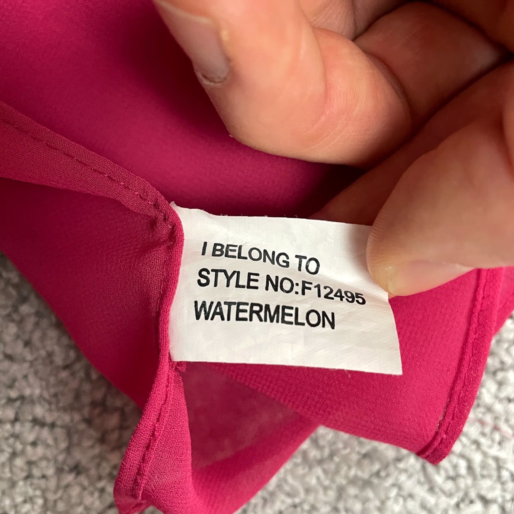 Pinko Unbranded Shawl Scarf Wrap Womens One Size Watermelon Pink Rectangle 58" x 18" Size ONE SIZE - 5 Thumbnail