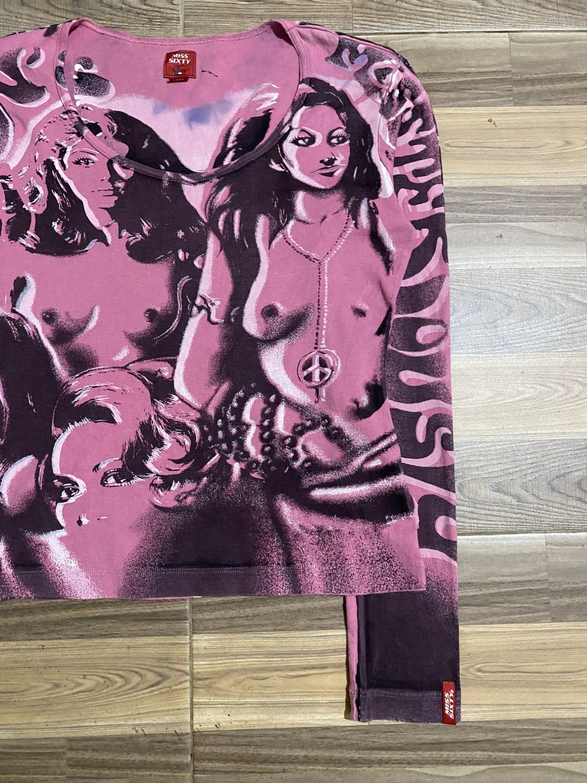 Miss Sixty Y2K MISS SIXTY LONG SLEEVE WOMEN PRINT Size L / US 10 / IT 46 - 3 Thumbnail