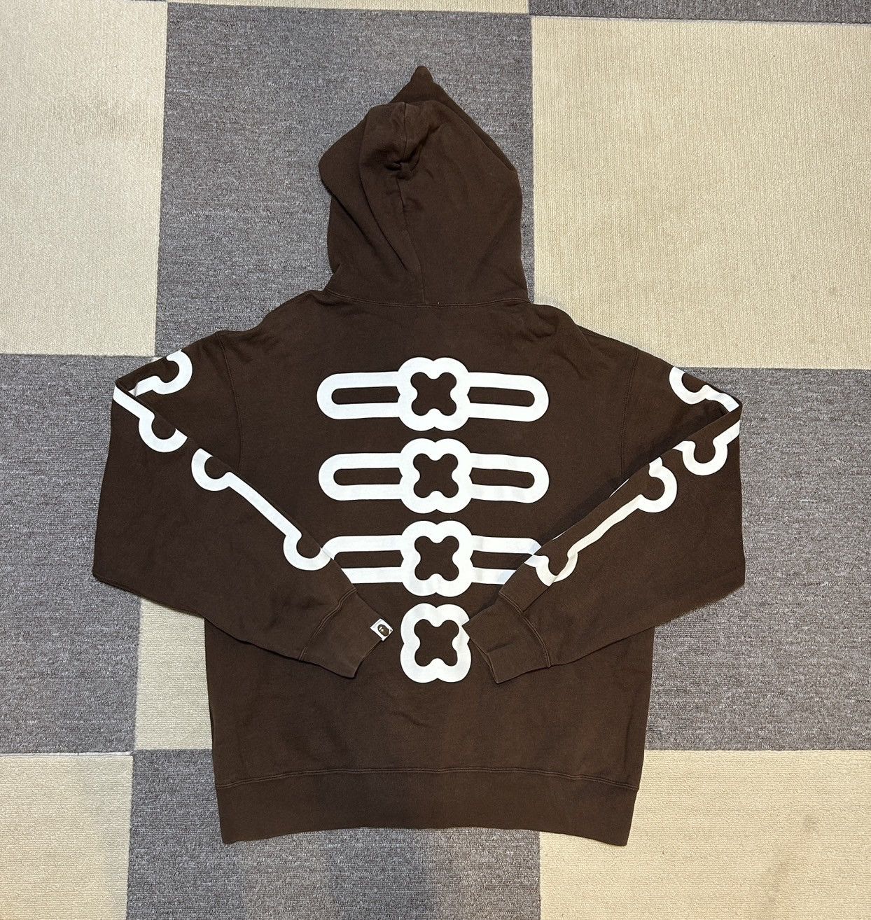 Bape OG Bape Brown Baby Milo Bone Full Zip Hoodie Size US L / EU 52-54 / 3 - 2 Thumbnail