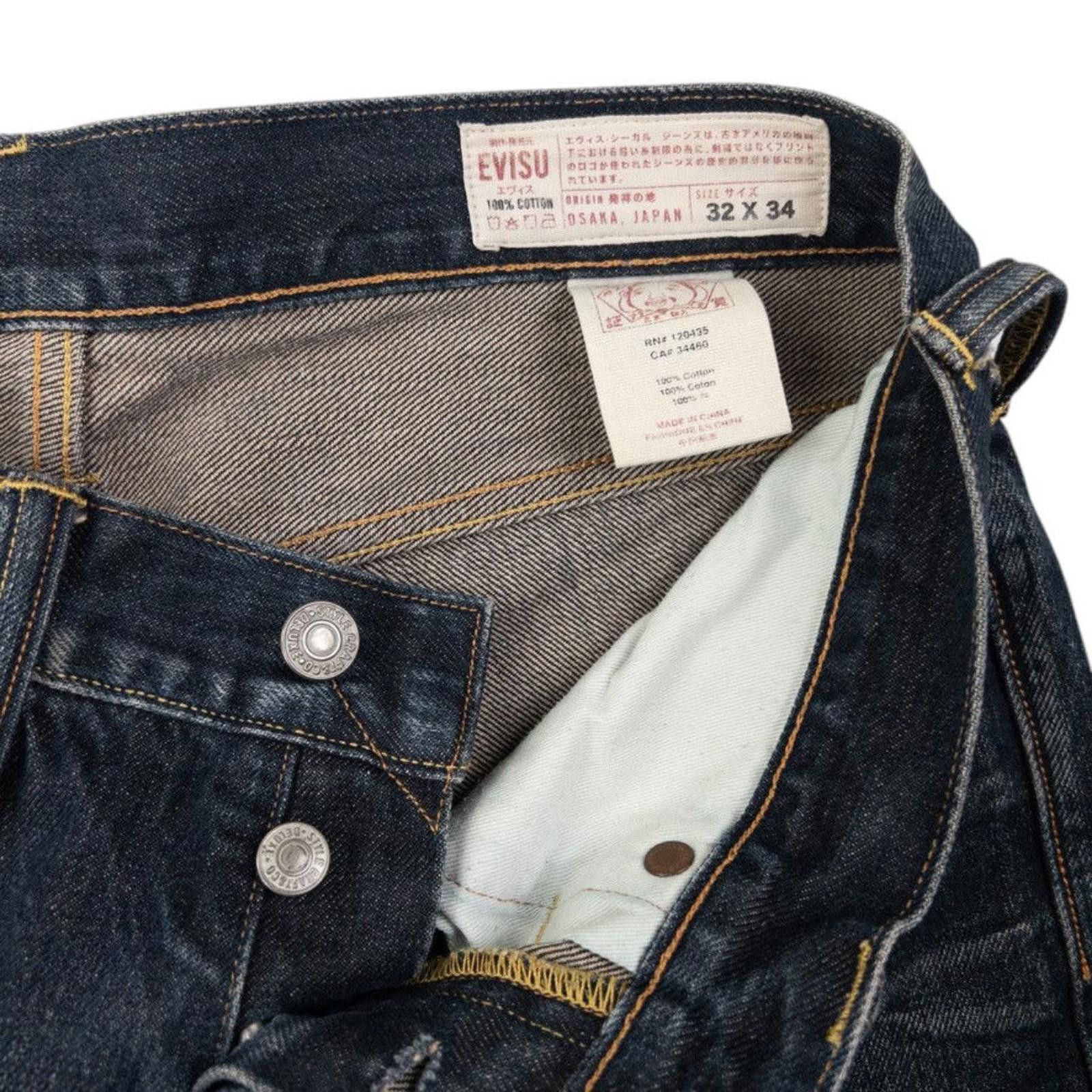 Evisu Vintage Evisu Gull Symbol Japanese Denim Jeans Size W32 Size US 32 / EU 48 - 5 Thumbnail