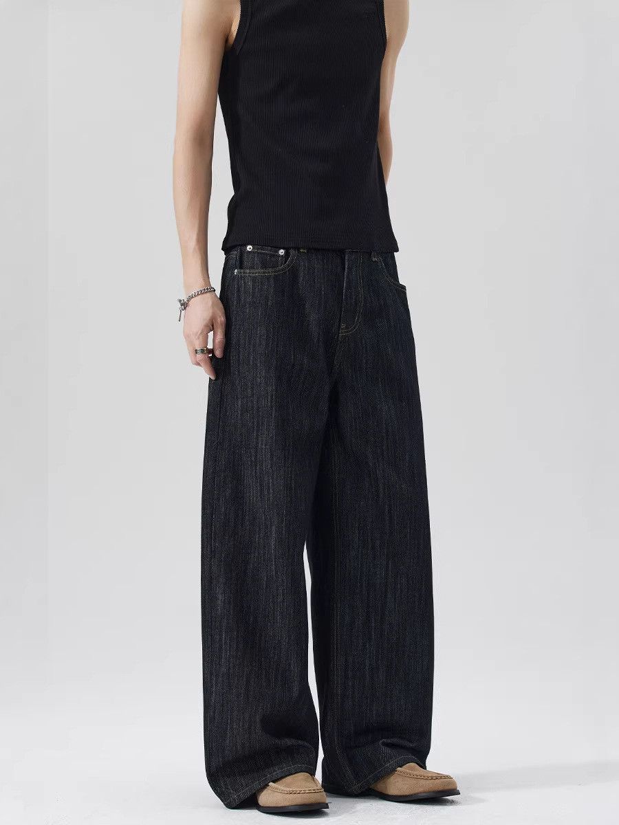Japanese Brand American retro embroidered vintage loose jeans Size US 32 / EU 48 - 3 Thumbnail