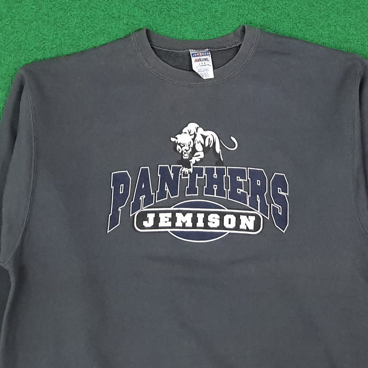 Jerzees Vintage Panthers D'Shawn Jamison NFL Sweatshirt C270N3 Size US L / EU 52-54 / 3 - 2 Thumbnail