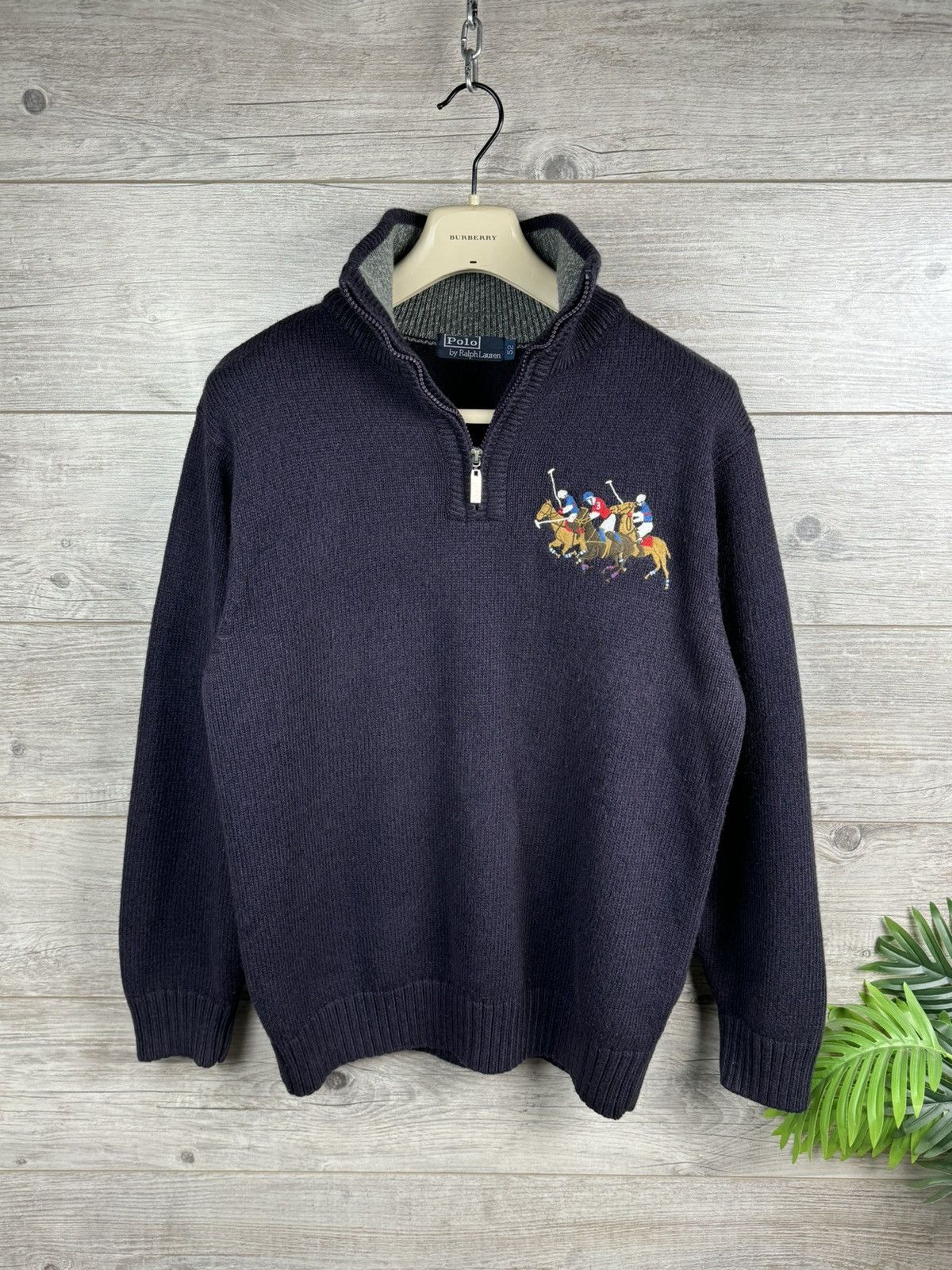 Polo Ralph Lauren POLO RALPH LAUREN RARE VINTAGE BIG LOGO MADE IN HONG KONG 🇭🇰 Size US L / EU 52-54 / 3 - 1 Thumbnail