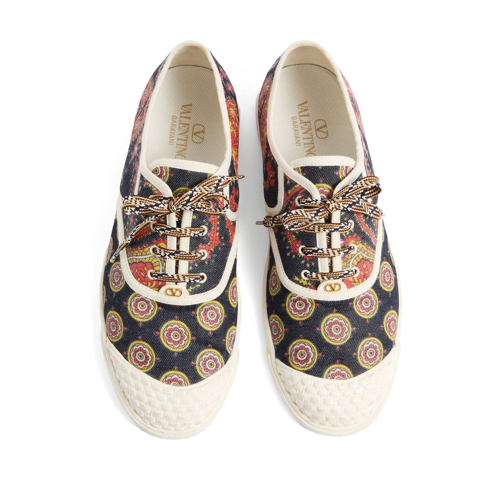 VALENTINO GARAVANI Bay By Bay $820 Milticolour/Ivory Voyage