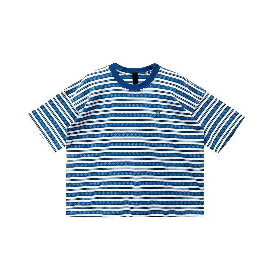クロムハーツ★Teens From Mars Striped Chomper Tシャツ Chrome Hearts 