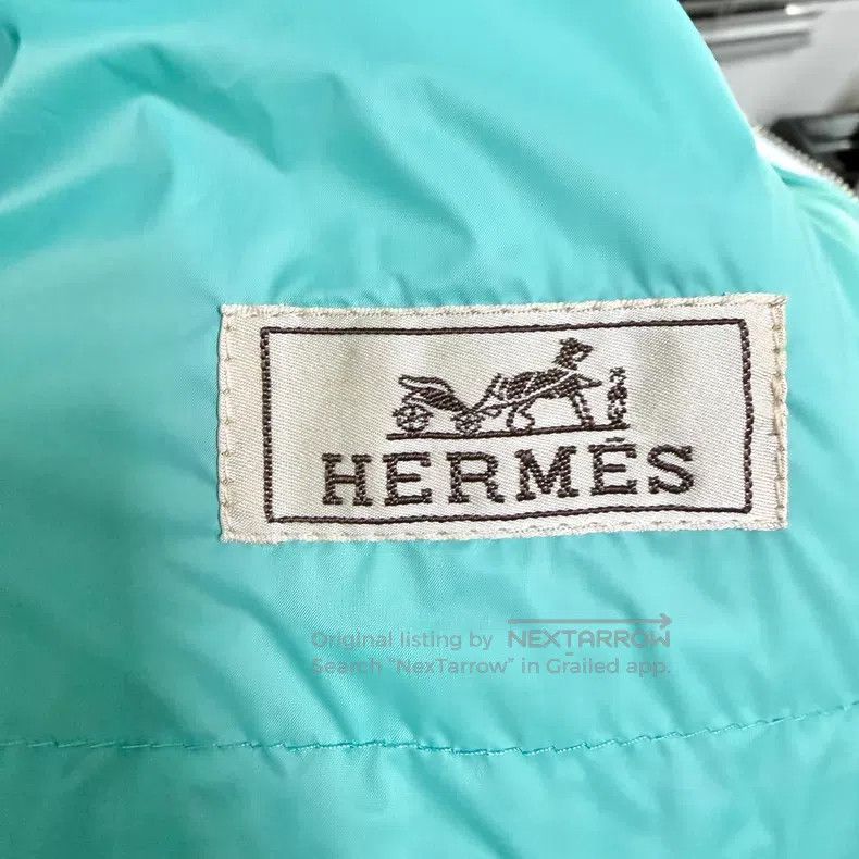 Hermes Hermes Waterproof Nylon Shell Jacket, Mint Green Size US S / EU 44-46 / 1 - 4 Thumbnail