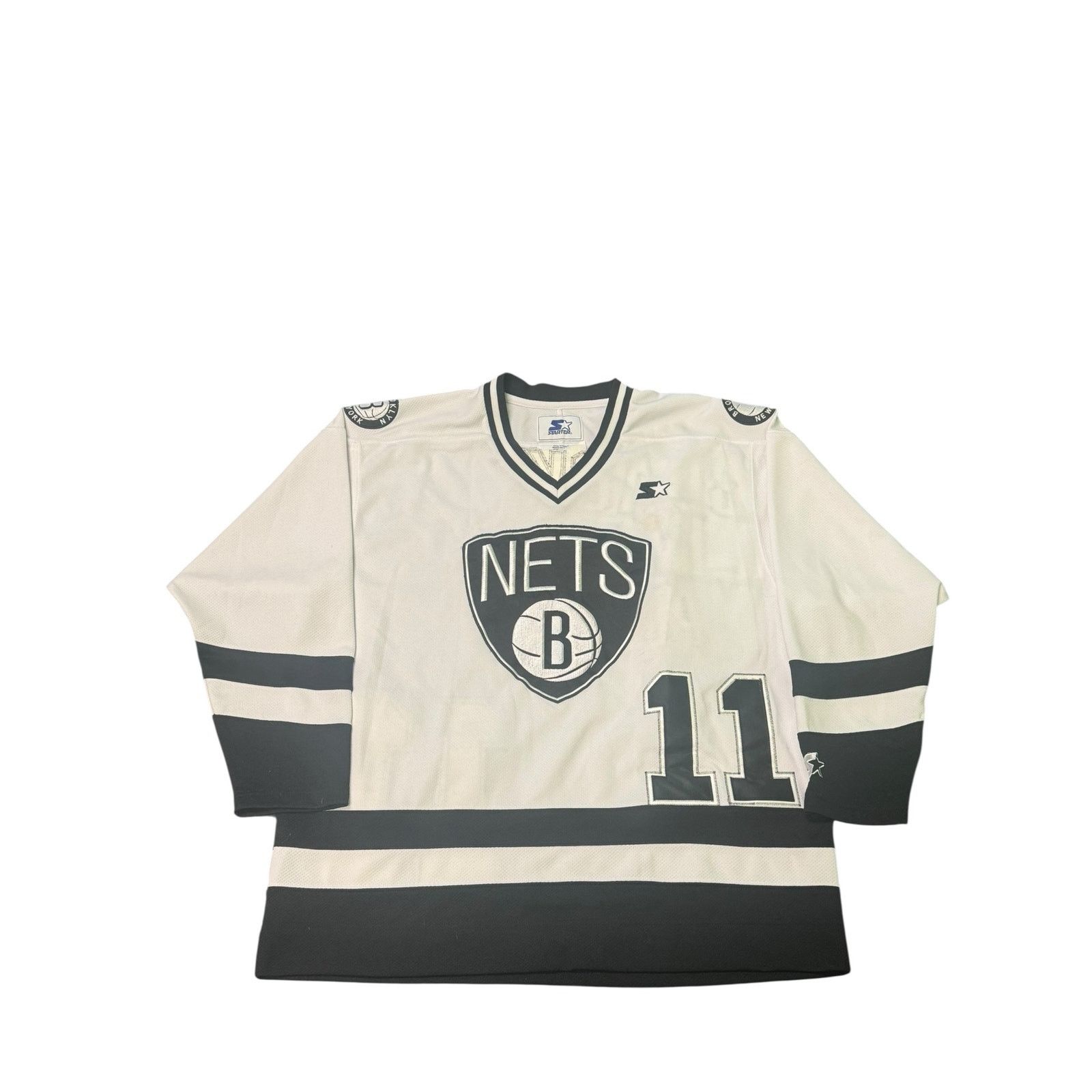 Starter Brooklyn Nets #11 Black Lives Matter Hockey Style Jersey Size US XL / EU 56 / 4 - 1 Thumbnail