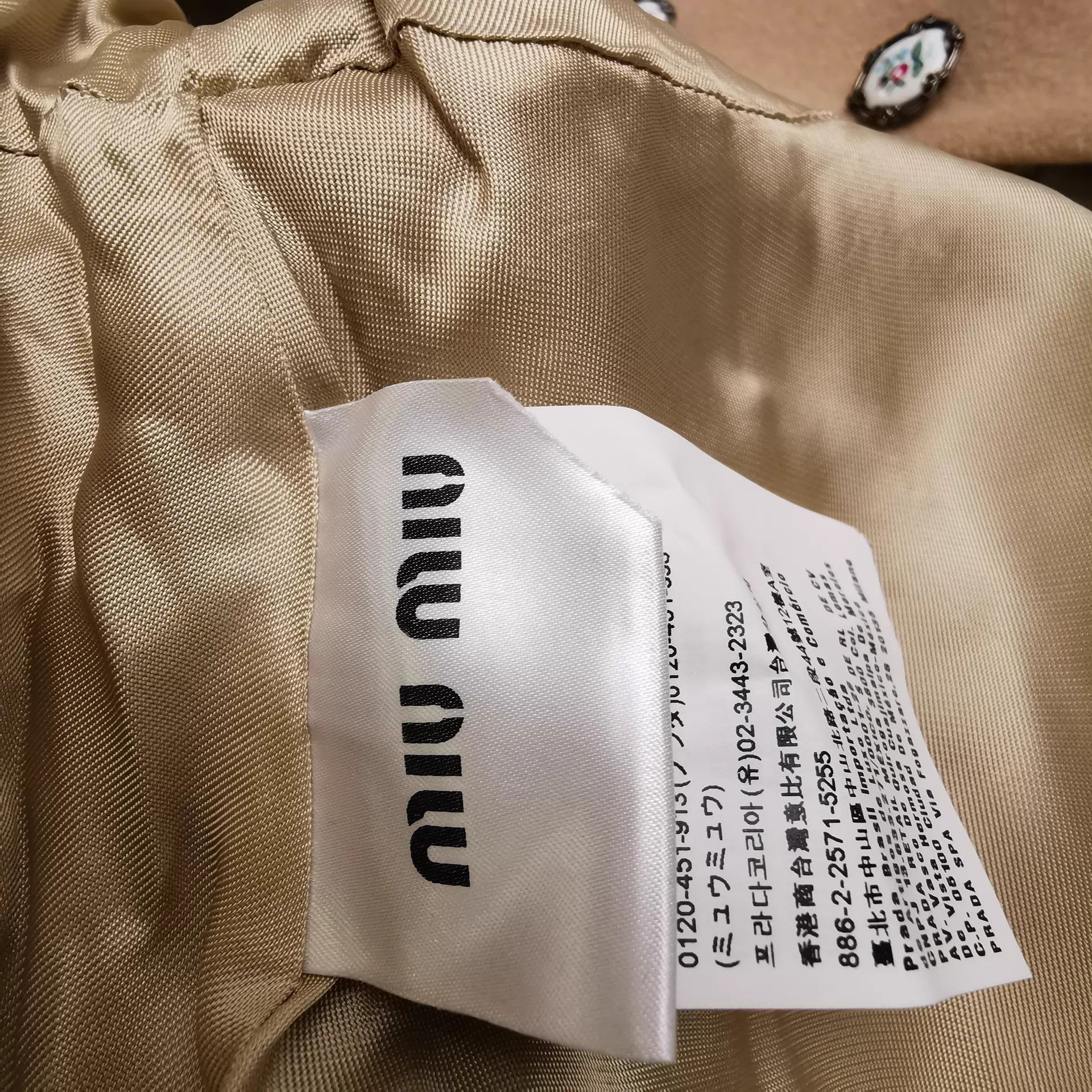 Miu Miu MIU MIU Women's Wool Blend Coat Size XS / US 0-2 / IT 36-38 - 8 Thumbnail