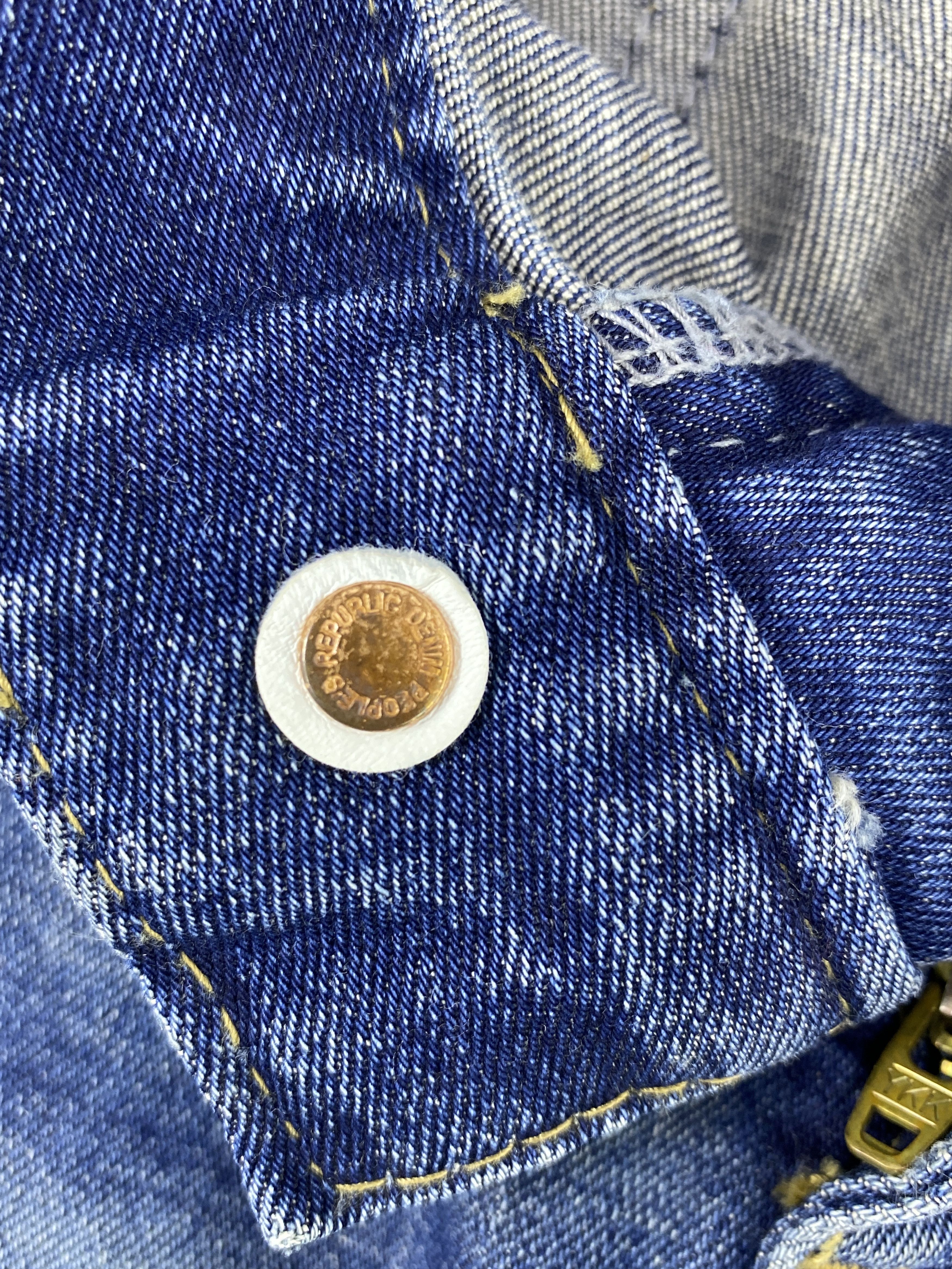 Japanese Brand Japanese Brand DPSR Distressed Blue Wash Denim - J1080 Size US 32 / EU 48 - 11 Thumbnail