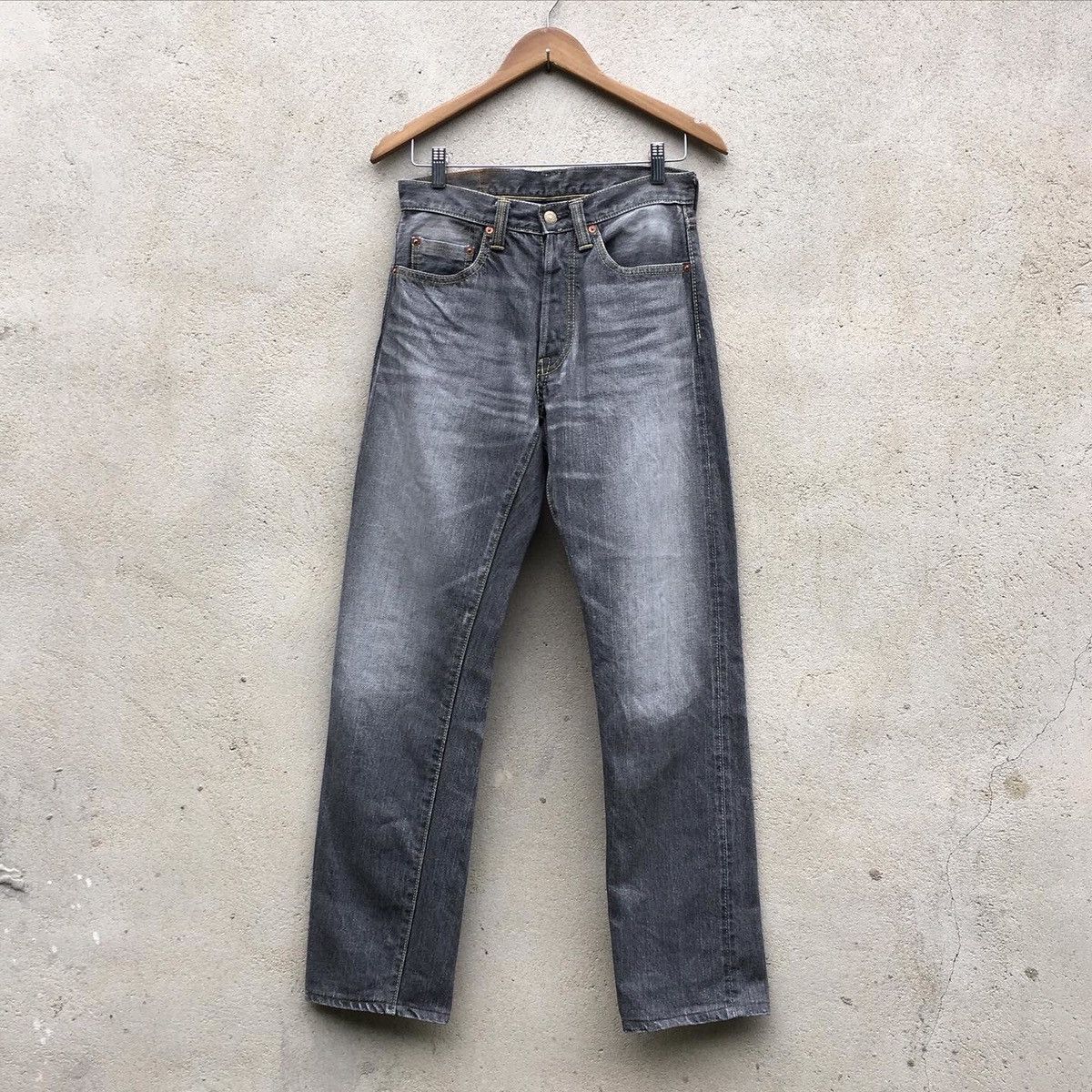 image of Blue Blue Japan x Eternal Selvedge Denim Black Washed, Men's (Size 30)