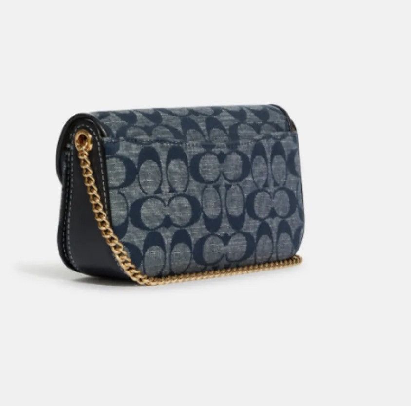 Coach Kleo Denim Crossbody In Signature Chambray
