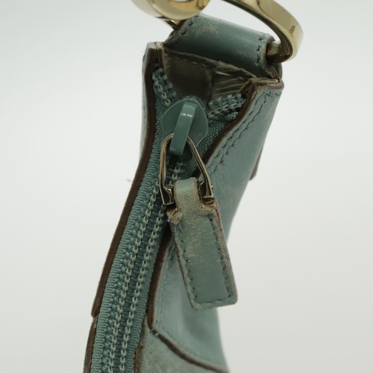 Gucci GUCCI Shoulder Bag Suede Blue Gold 001 001 Size ONE SIZE - 10 Thumbnail
