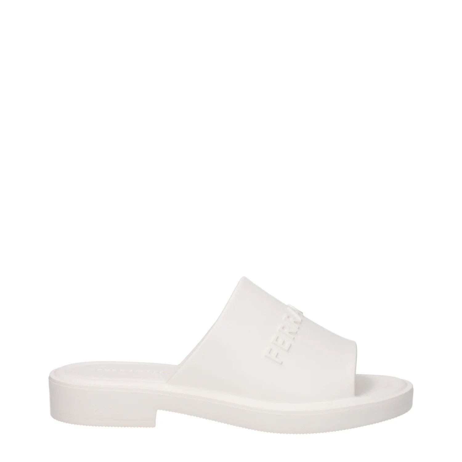 Salvatore Ferragamo ob1o1e1224 Rubber Slippers in White Size US 6 / IT 36 - 1 Thumbnail