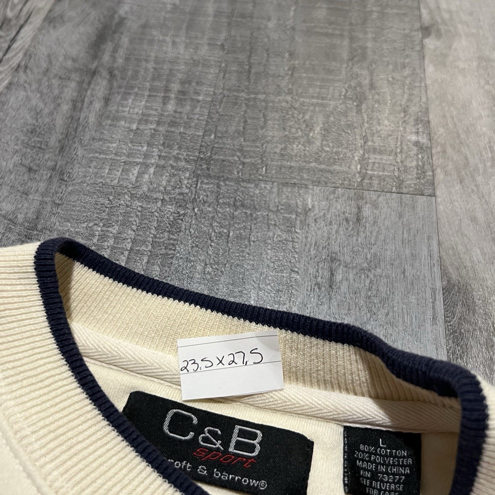 Vintage VTG Croft And Barrow Golf Sweatshirt Beige Argyle Sweatshirt Size US L / EU 52-54 / 3 - 5 Thumbnail