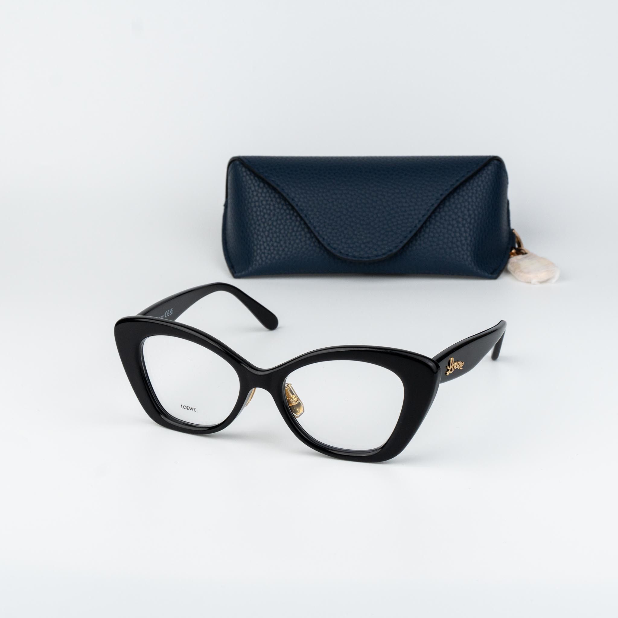 Loewe Loewe Women Eyeglasses Cat Eye LW50067F 001 NEW AUTHENTIC Size ONE SIZE - 1 Thumbnail