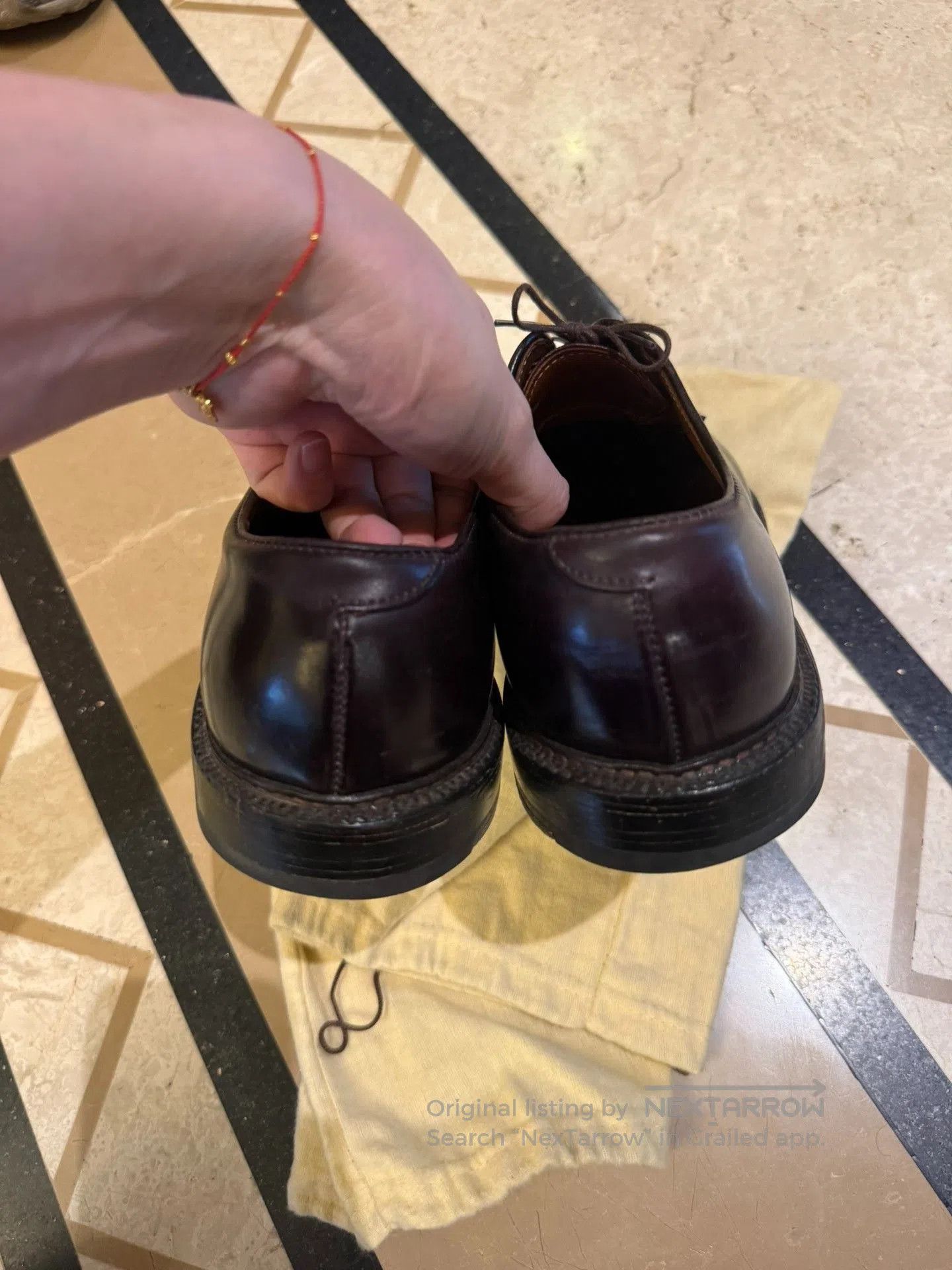 Alden Alden 990 Shell Cordovan Plain Toe Shoes. Size US 10.5 / EU 43-44 - 4 Thumbnail