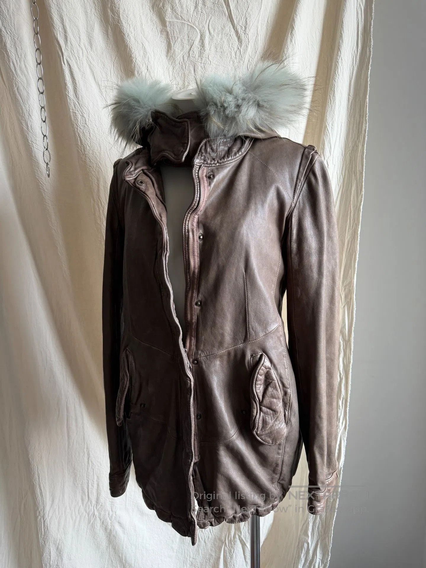 Giorgio Brato Giorgio Brato Distressed Leather Jacket. Size M / US 6-8 / IT 42-44 - 4 Thumbnail