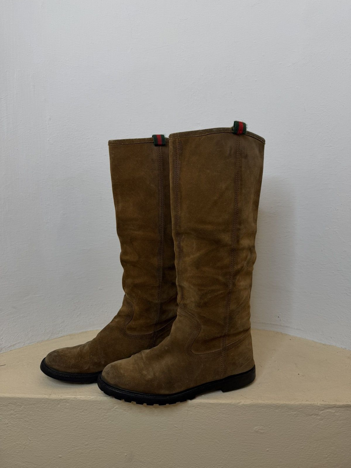 Gucci Vintage Gucci High Boots Brown Woman’s Size 37,5 Size US 7.5 / IT 37.5 - 2 Thumbnail
