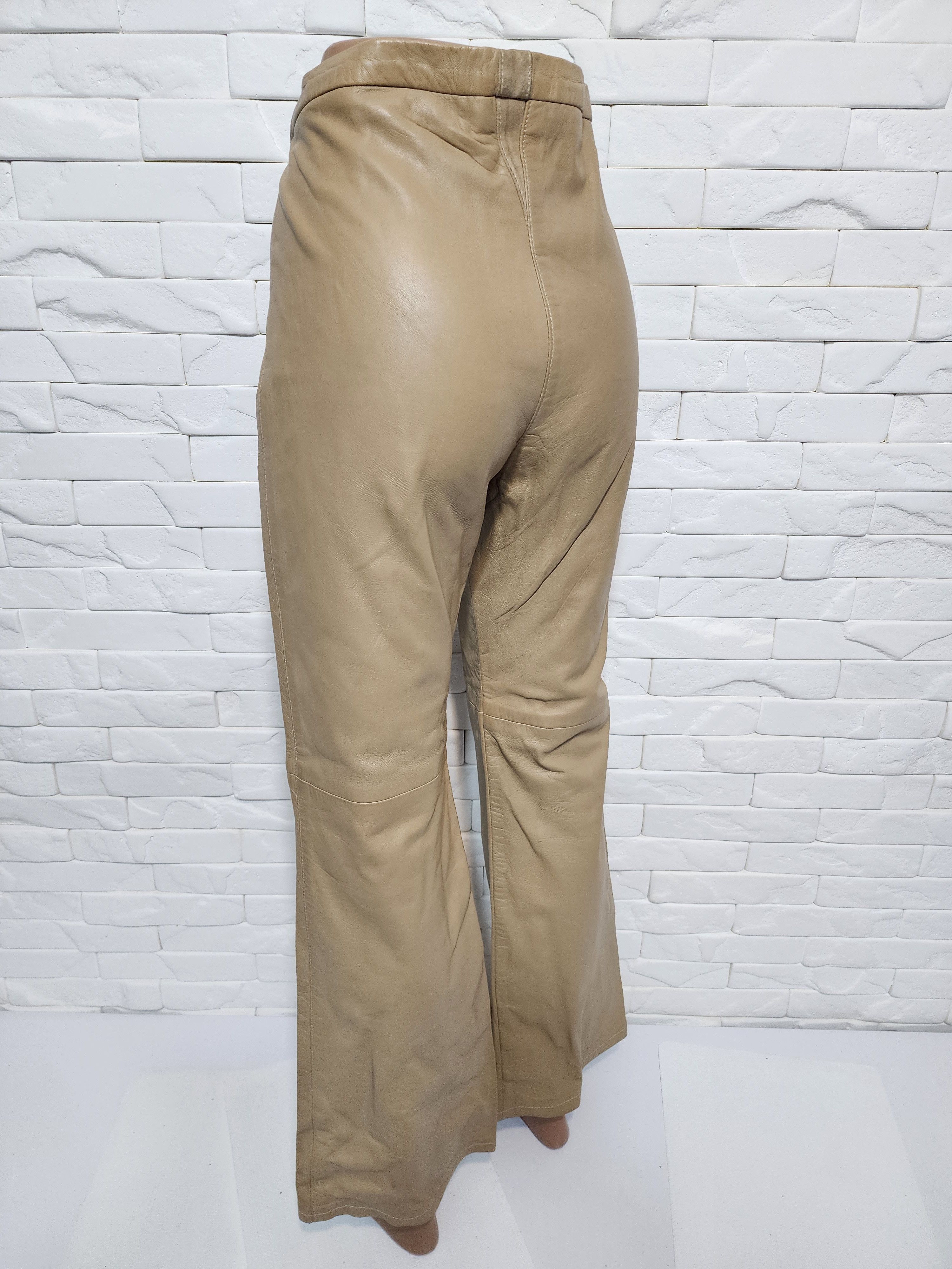 Genuine Leather Women's leather pants. Size 32" / US 10 / IT 46 - 7 Thumbnail