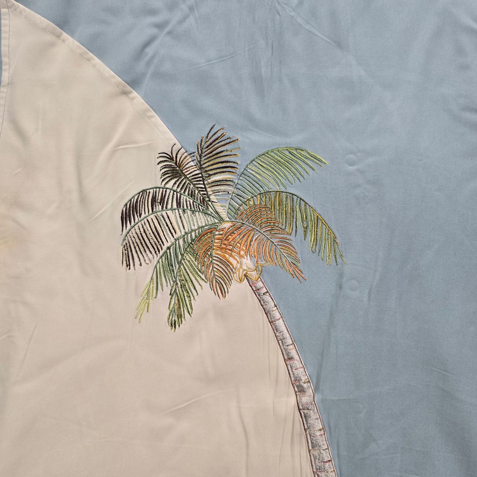 Vintage Tori Richard 100% Silk Blue XL Jazz Monkey Embroidery Shirt Size US XL / EU 56 / 4 - 3 Thumbnail
