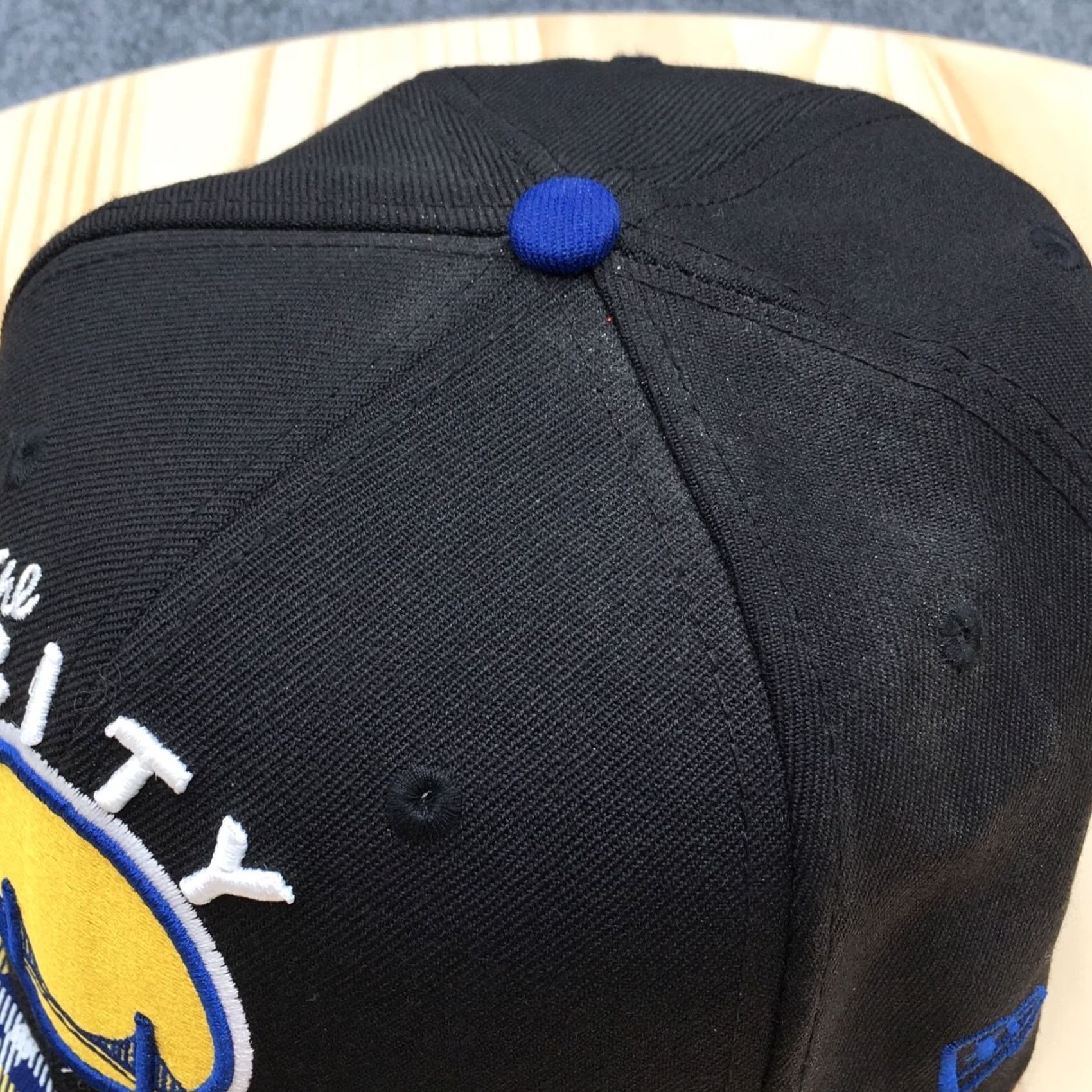 New Era Golden State Warriors New Era Snapback Hat Men Black OS Adjustable Flat Brim Size ONE SIZE - 4 Thumbnail