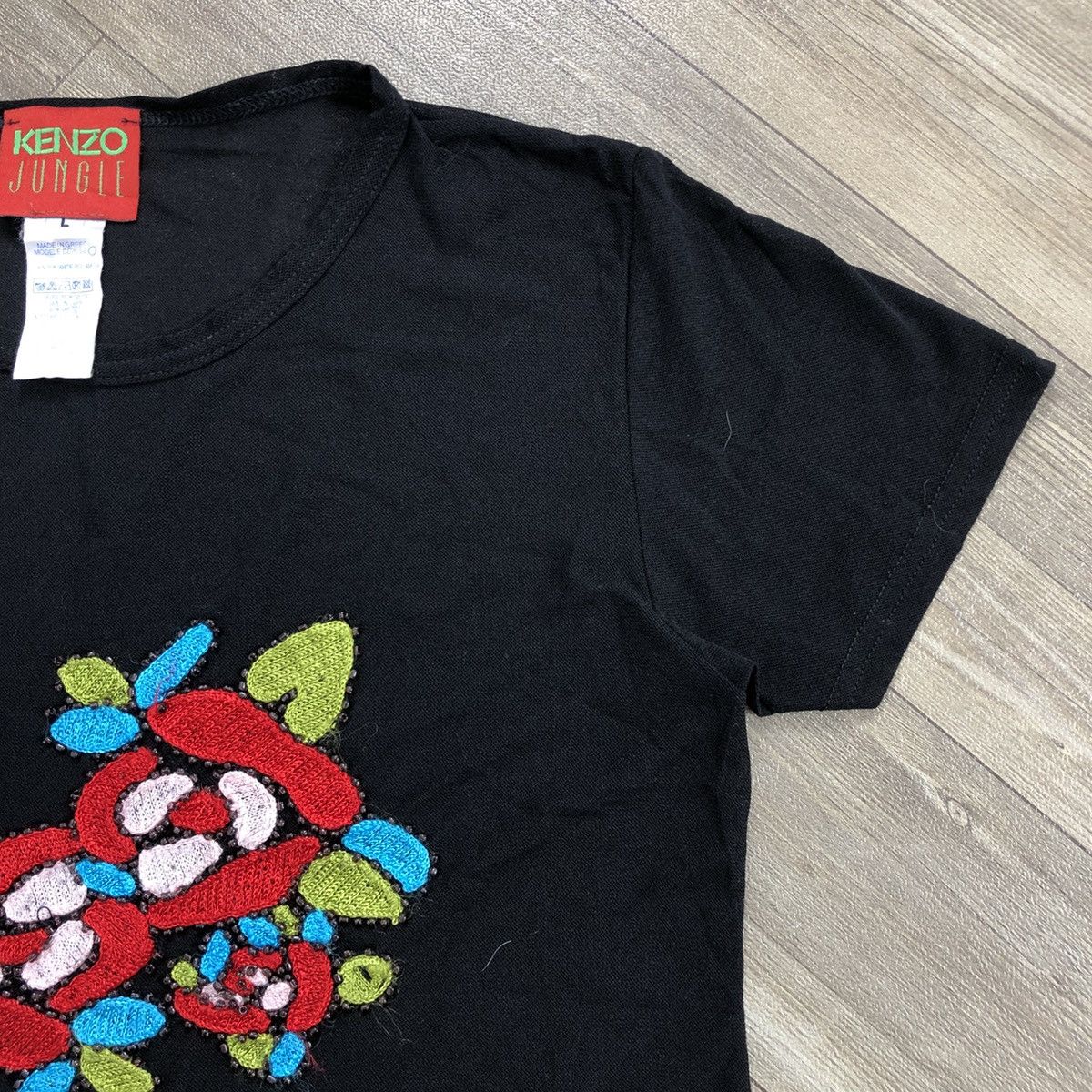 Japanese Brand × Kenzo × Vintage Vintage Kenzo Jungle Art Designer Transparent Tee Size M / US 6-8 / IT 42-44 - 6 Thumbnail