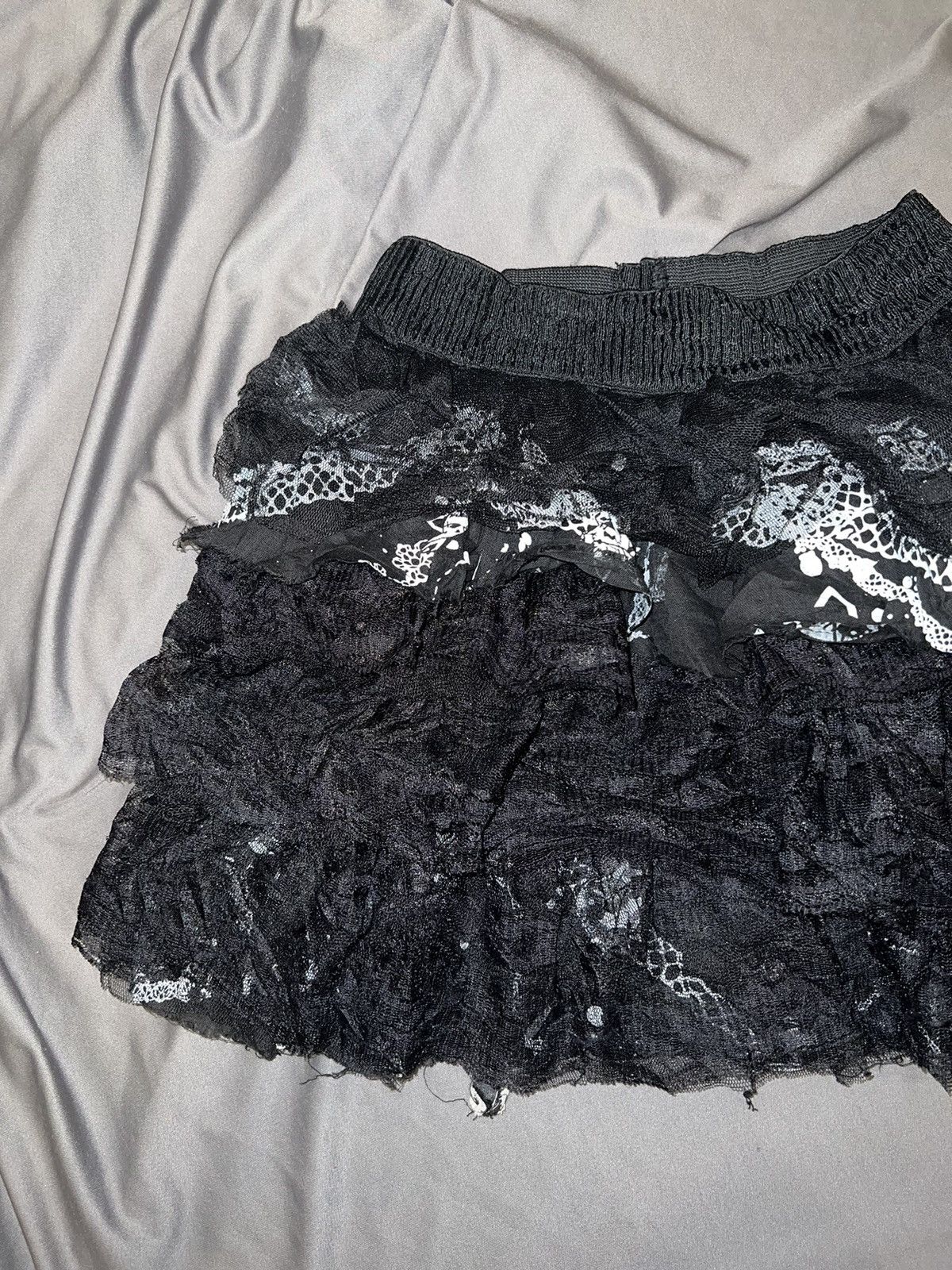 Japanese Brand H.naoto Hangry & Angry lace tutu skirt 🧛🏻‍♀️☠️ Size 26" / US 2 / IT 38 - 5 Thumbnail