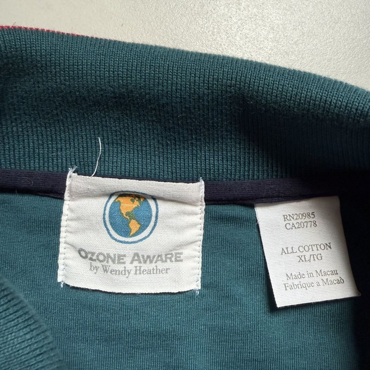 Designer Vintage 90s Ozone Aware Projects Life Polo Size US XL / EU 56 / 4 - 5 Thumbnail