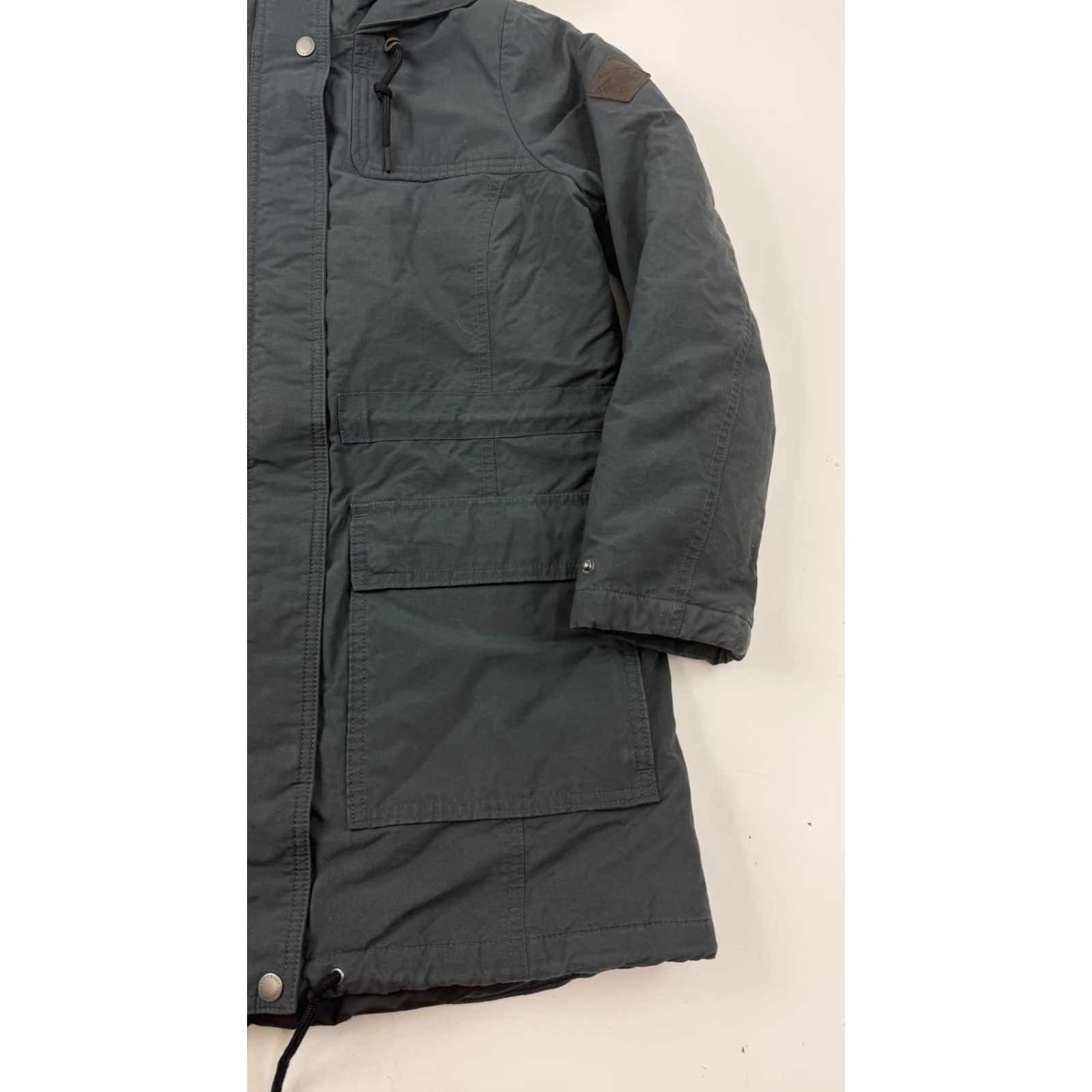 Eddie Bauer Eddie Bauer Coat Womens Medium Gray Hooded Insulated Parka Sherpa Lined Warm Size M / US 6-8 / IT 42-44 - 4 Thumbnail