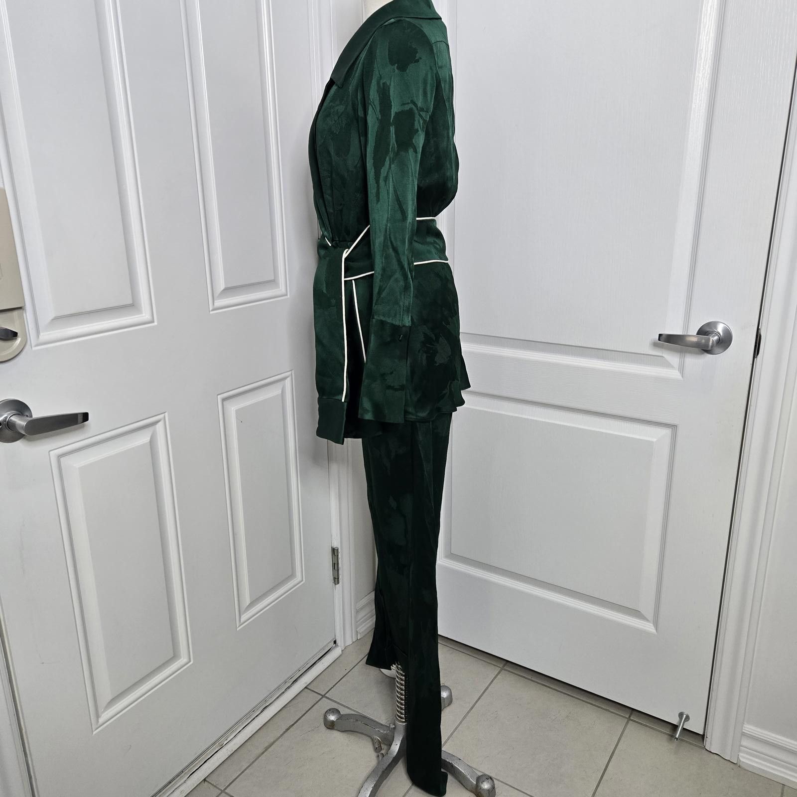 Hennessy Hellessy Printed Blouse Pants Set Size ONE SIZE - 4 Thumbnail