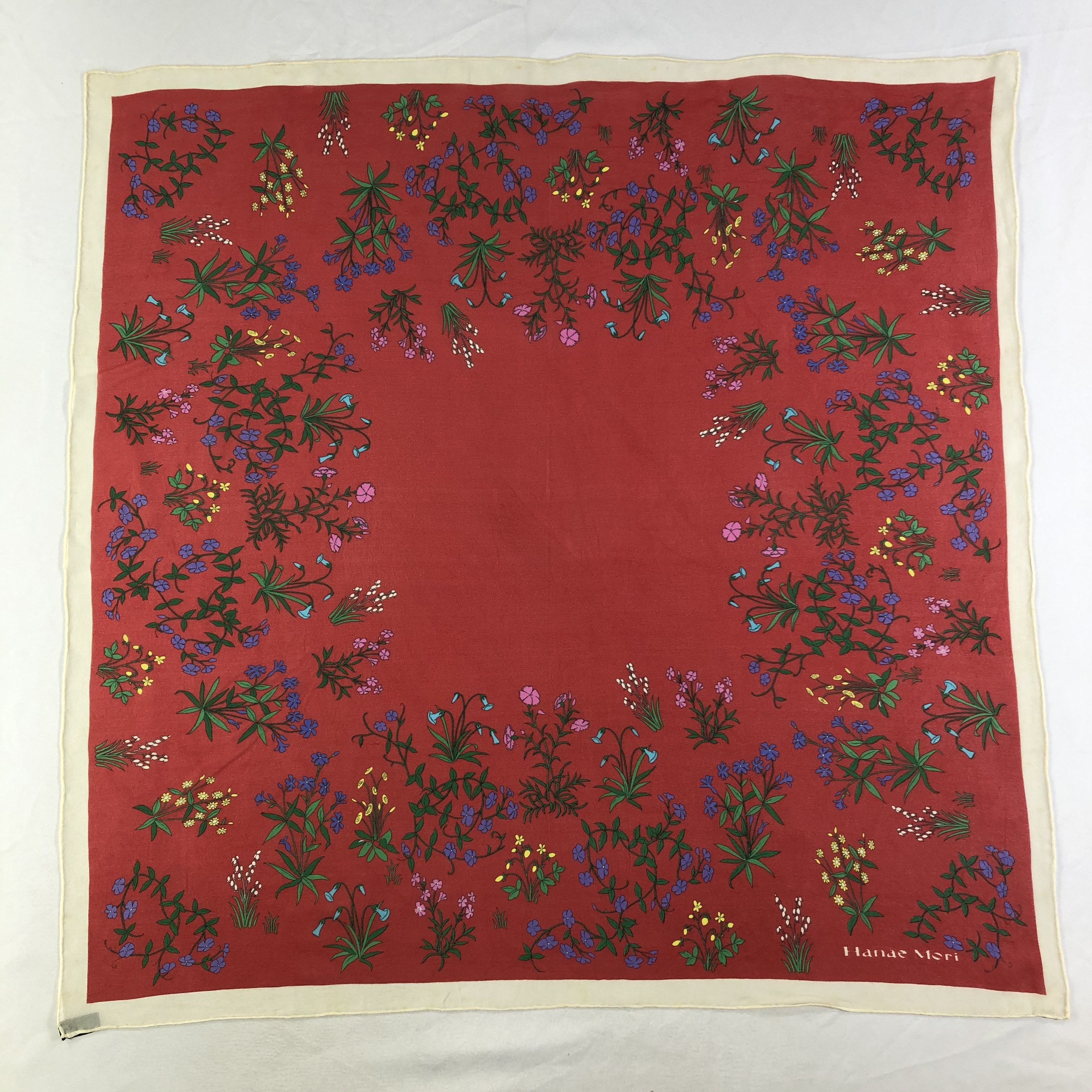 Hanae Mori Vintage Hanae Mori Silk Scarf Size ONE SIZE - 2 Thumbnail