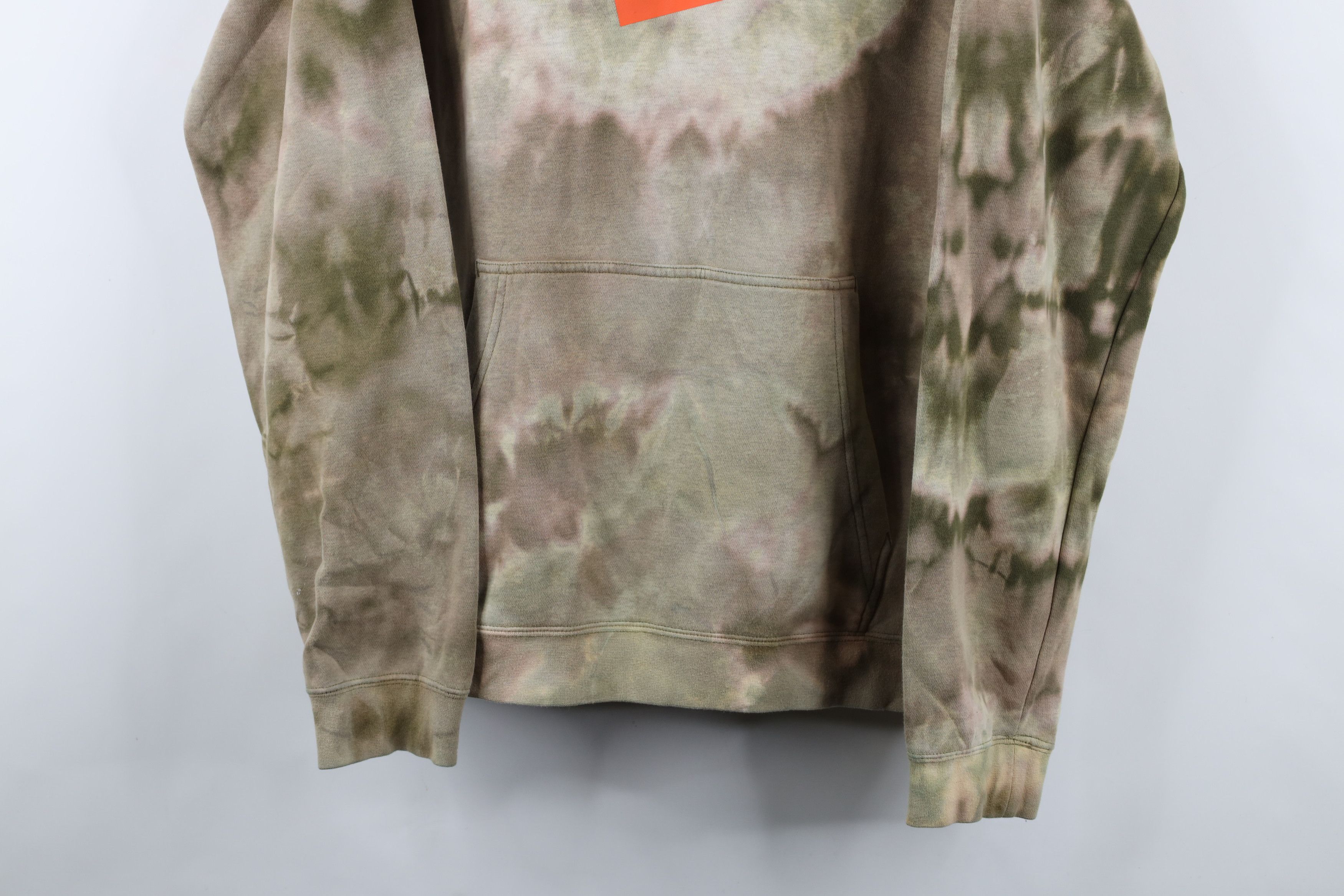 Nike × Vintage Vintage Y2K Nike Spell Box Logo Acid Wash Hoodie Sweatshirt Size US L / EU 52-54 / 3 - 3 Thumbnail