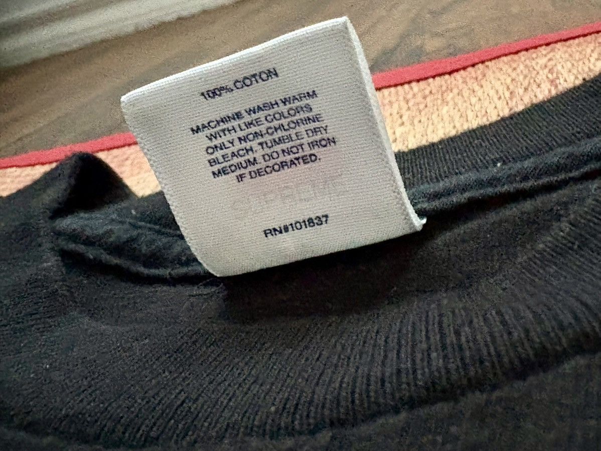 Supreme × Yohji Yamamoto Supreme x Yohji Yamamoto 20AW Game Over Tee Size S Black Size US S / EU 44-46 / 1 - 8 Thumbnail