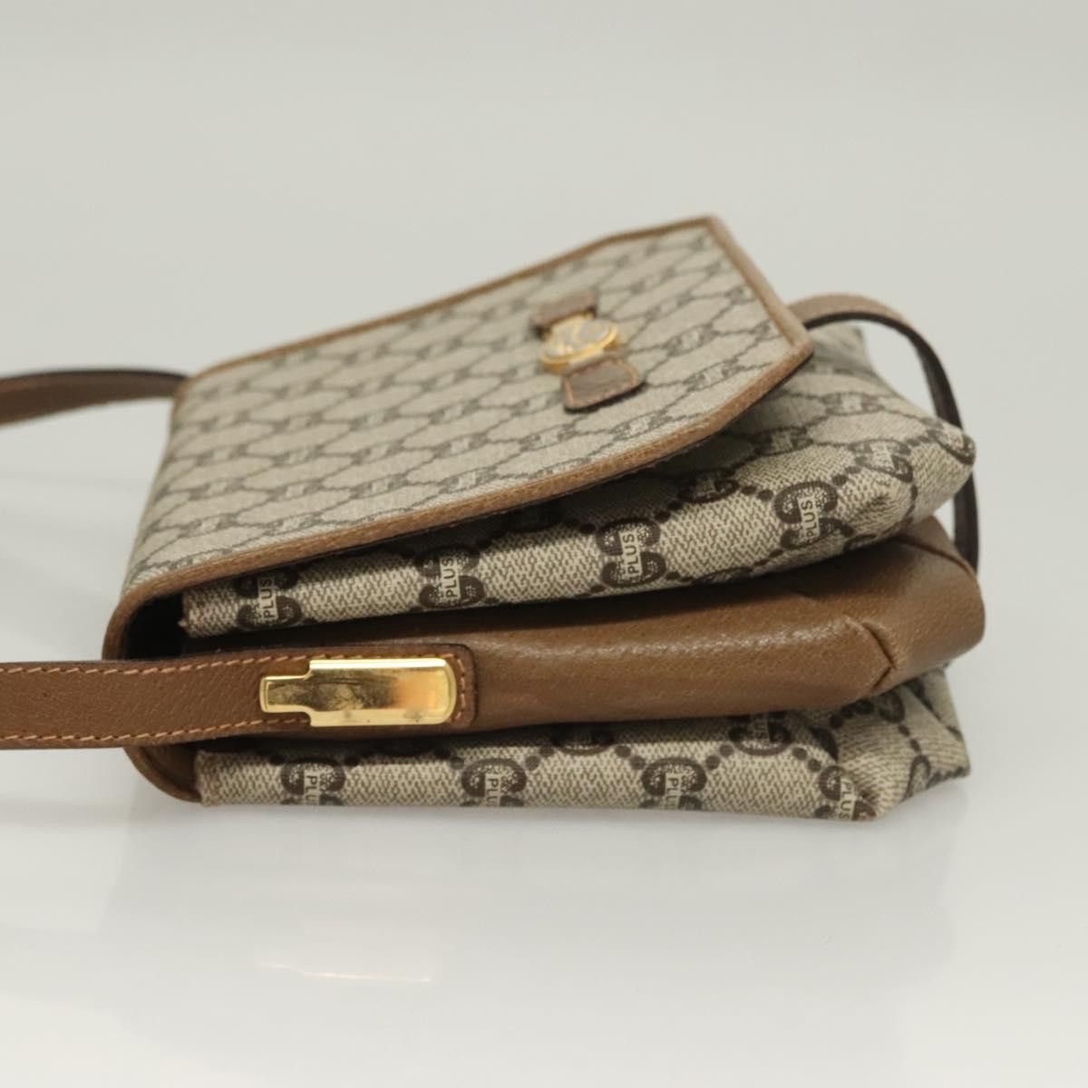Gucci GUCCI GG Plus Supreme Shoulder Bag Pvc Beige Gold Size ONE SIZE - 5 Thumbnail